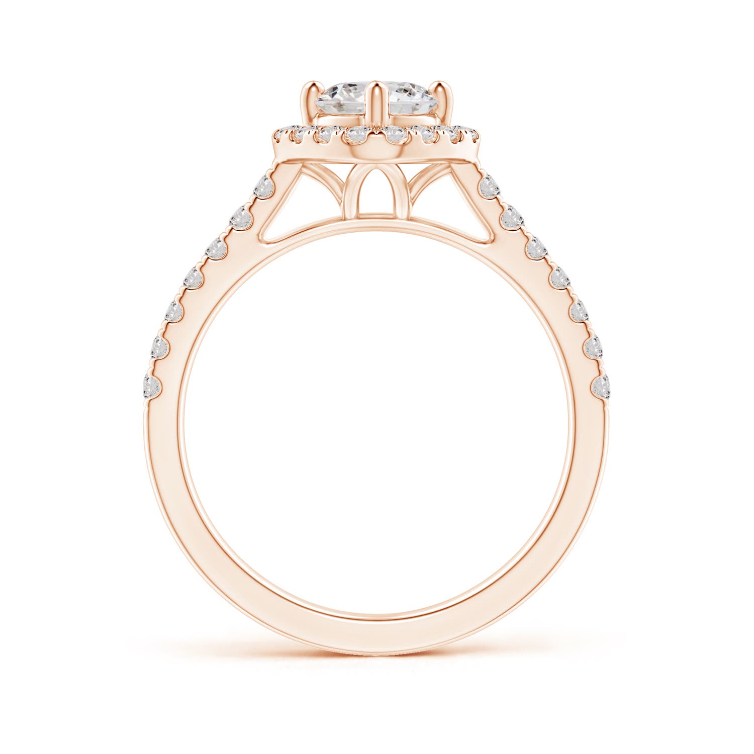 I-J, I1-I2 / 1.03 CT / 14 KT Rose Gold