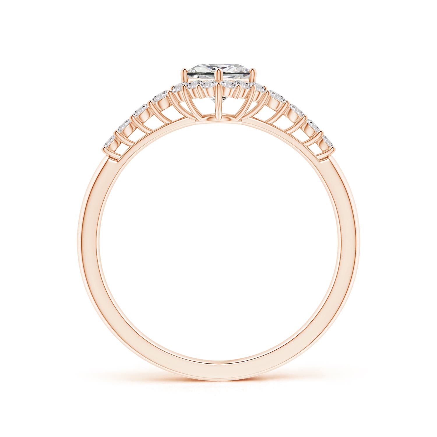 I-J, I1-I2 / 0.53 CT / 14 KT Rose Gold