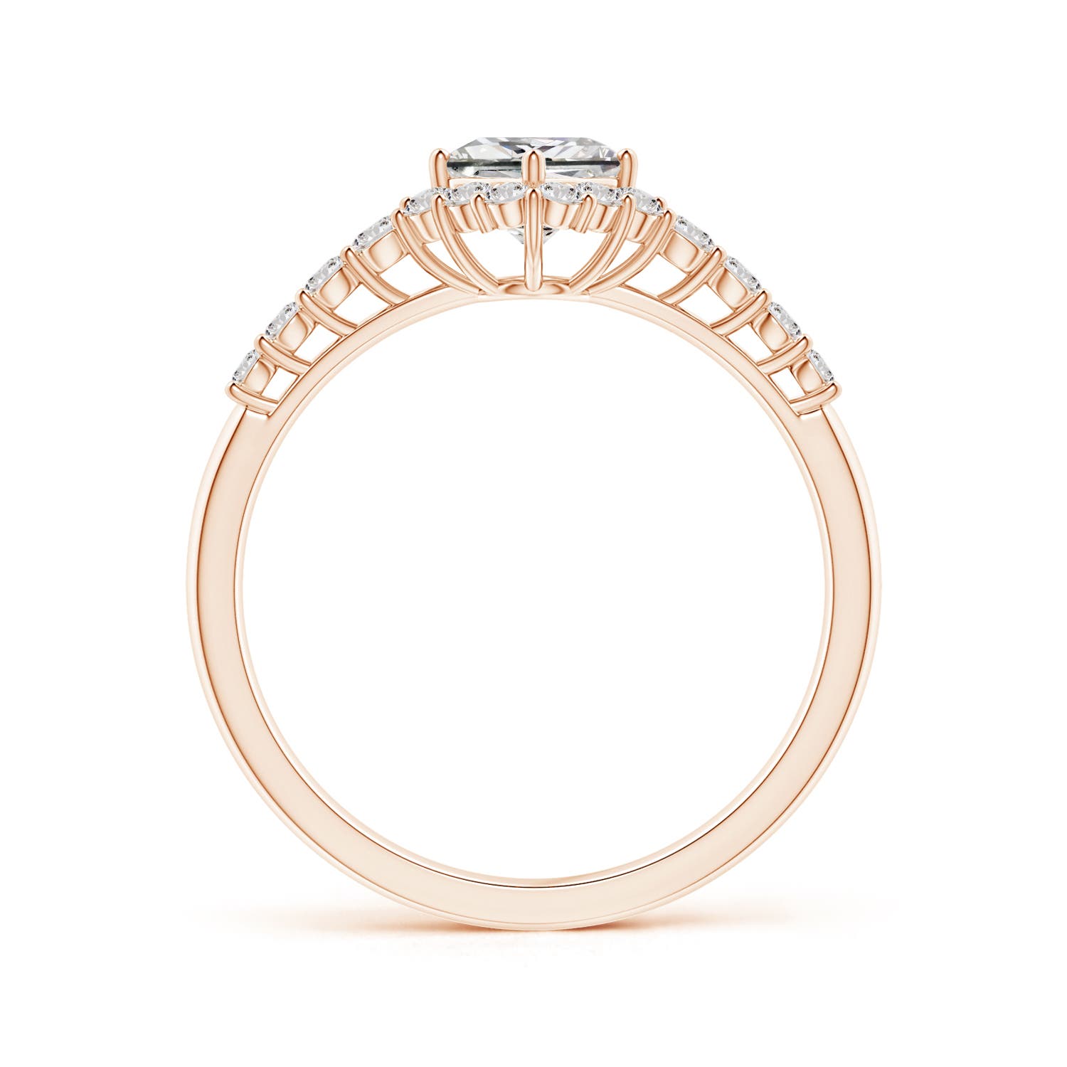 I-J, I1-I2 / 0.76 CT / 14 KT Rose Gold