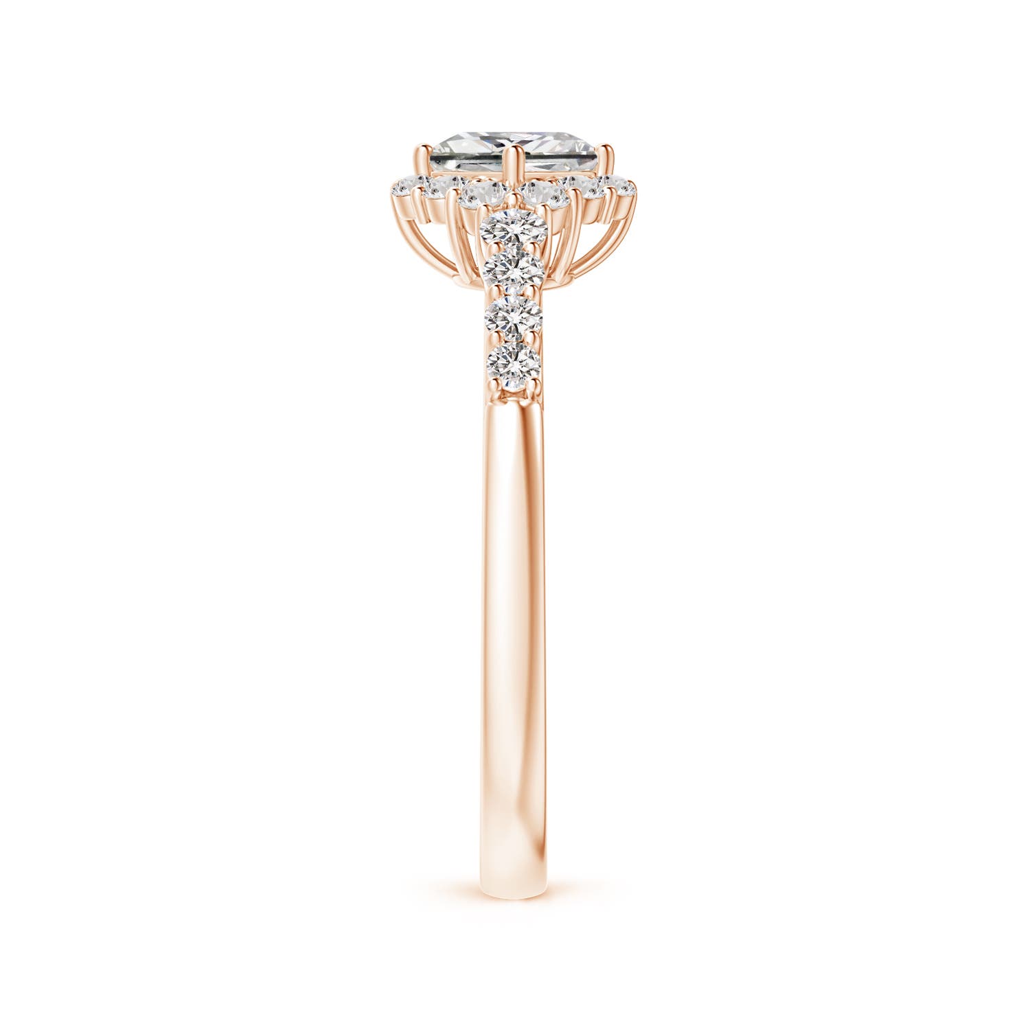 I-J, I1-I2 / 0.76 CT / 14 KT Rose Gold