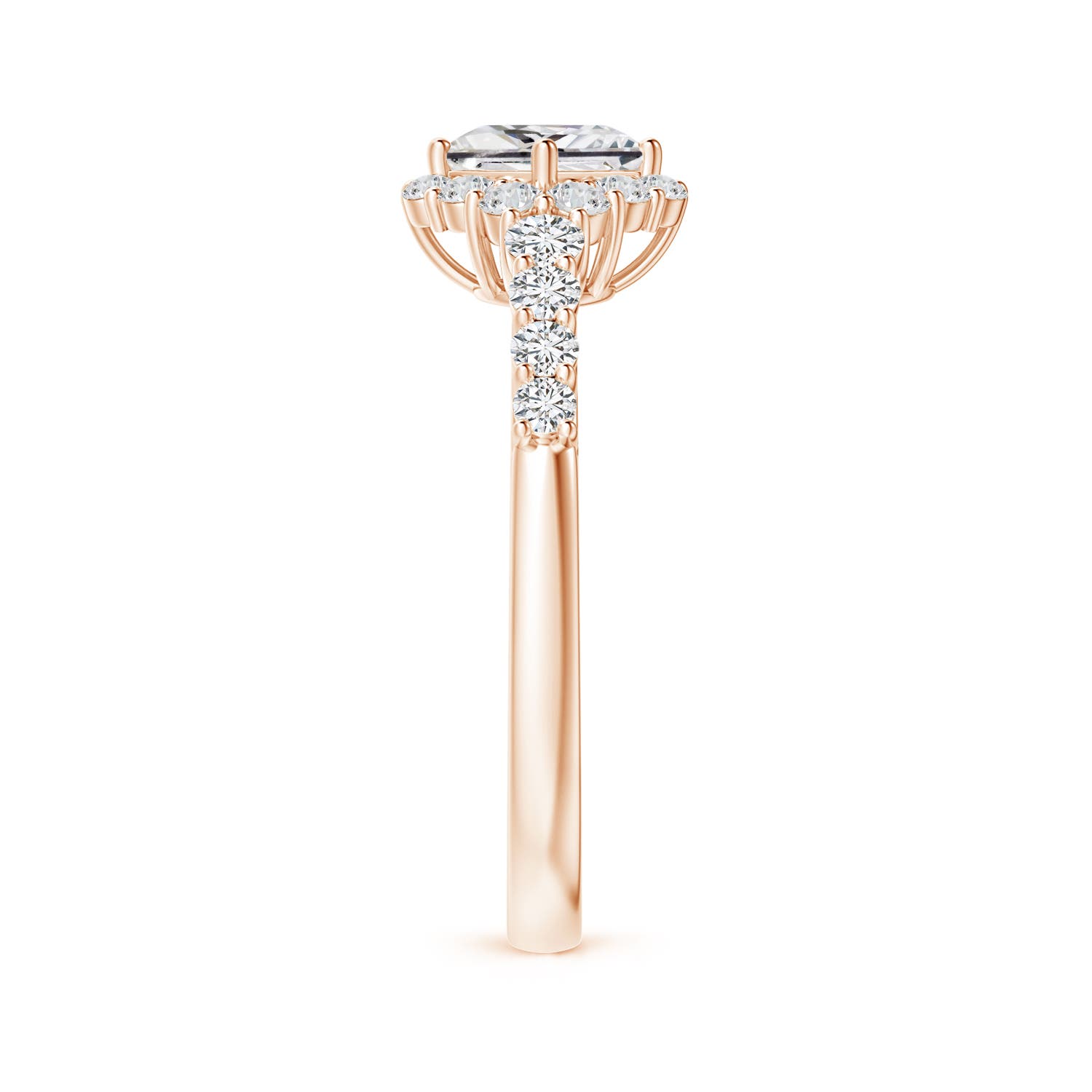 H, SI2 / 0.98 CT / 14 KT Rose Gold