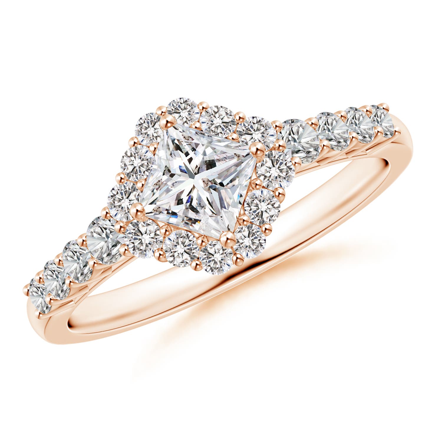 I-J, I1-I2 / 0.98 CT / 14 KT Rose Gold