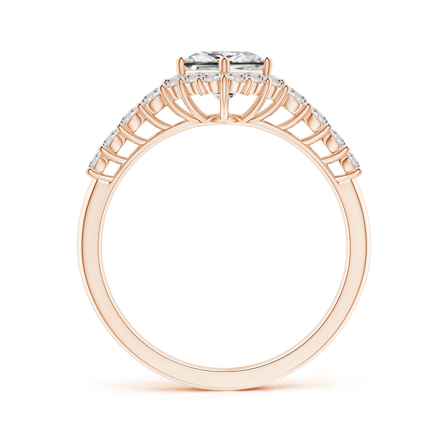 I-J, I1-I2 / 0.98 CT / 14 KT Rose Gold