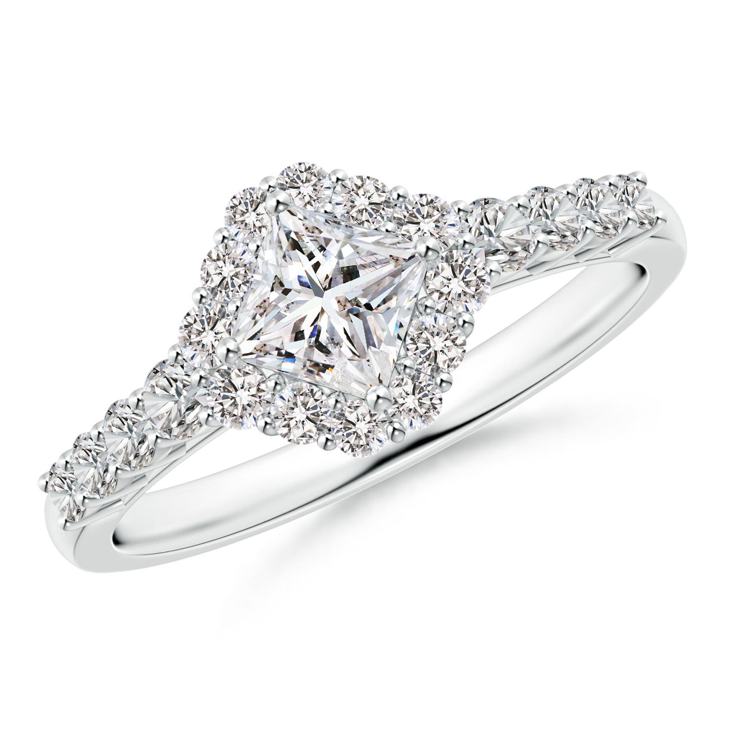 I-J, I1-I2 / 0.98 CT / 14 KT White Gold