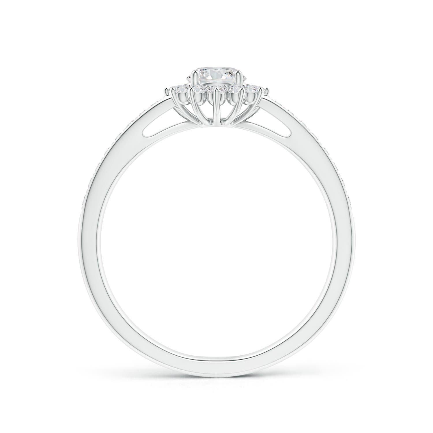 H, SI2 / 0.5 CT / 14 KT White Gold