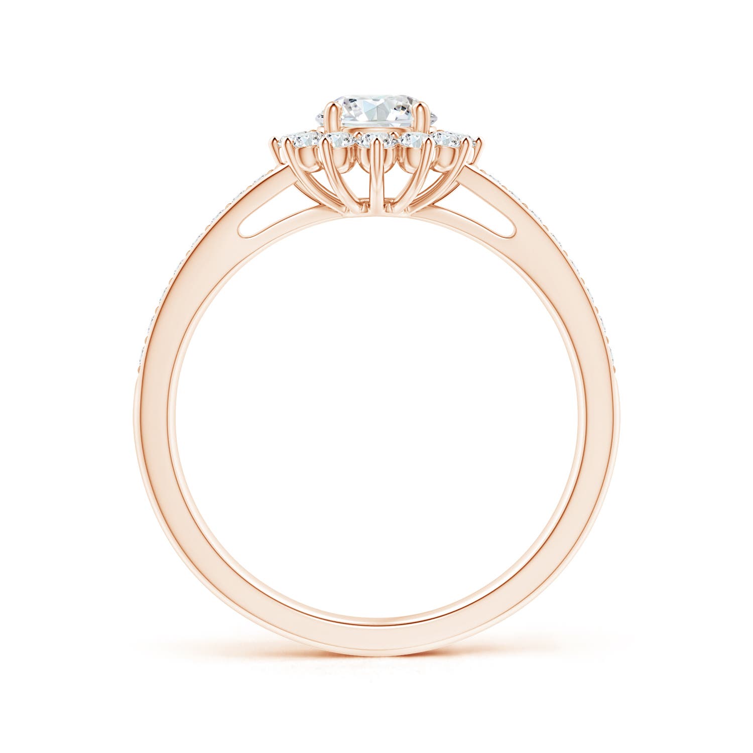 G, VS2 / 0.76 CT / 14 KT Rose Gold