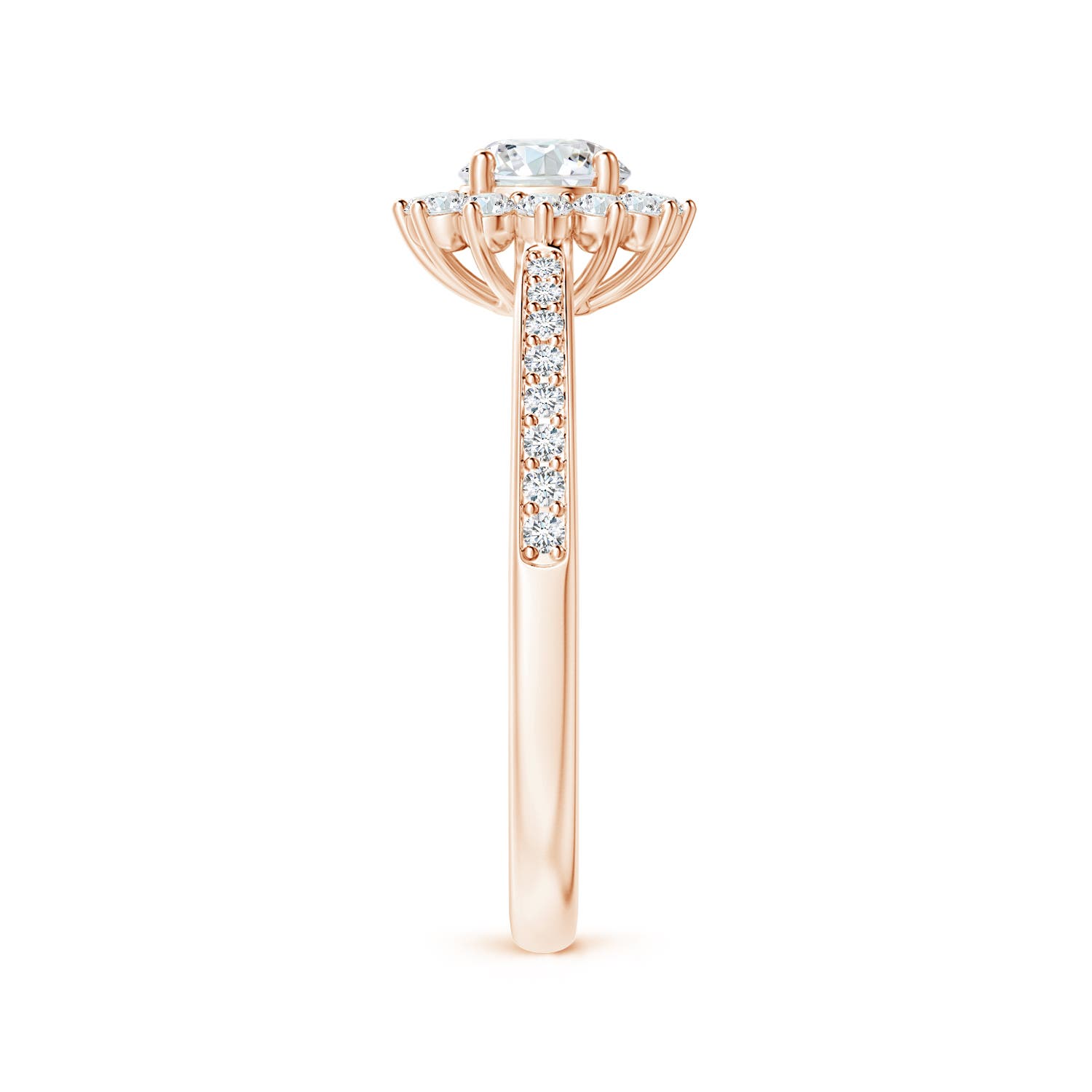 G, VS2 / 0.76 CT / 14 KT Rose Gold