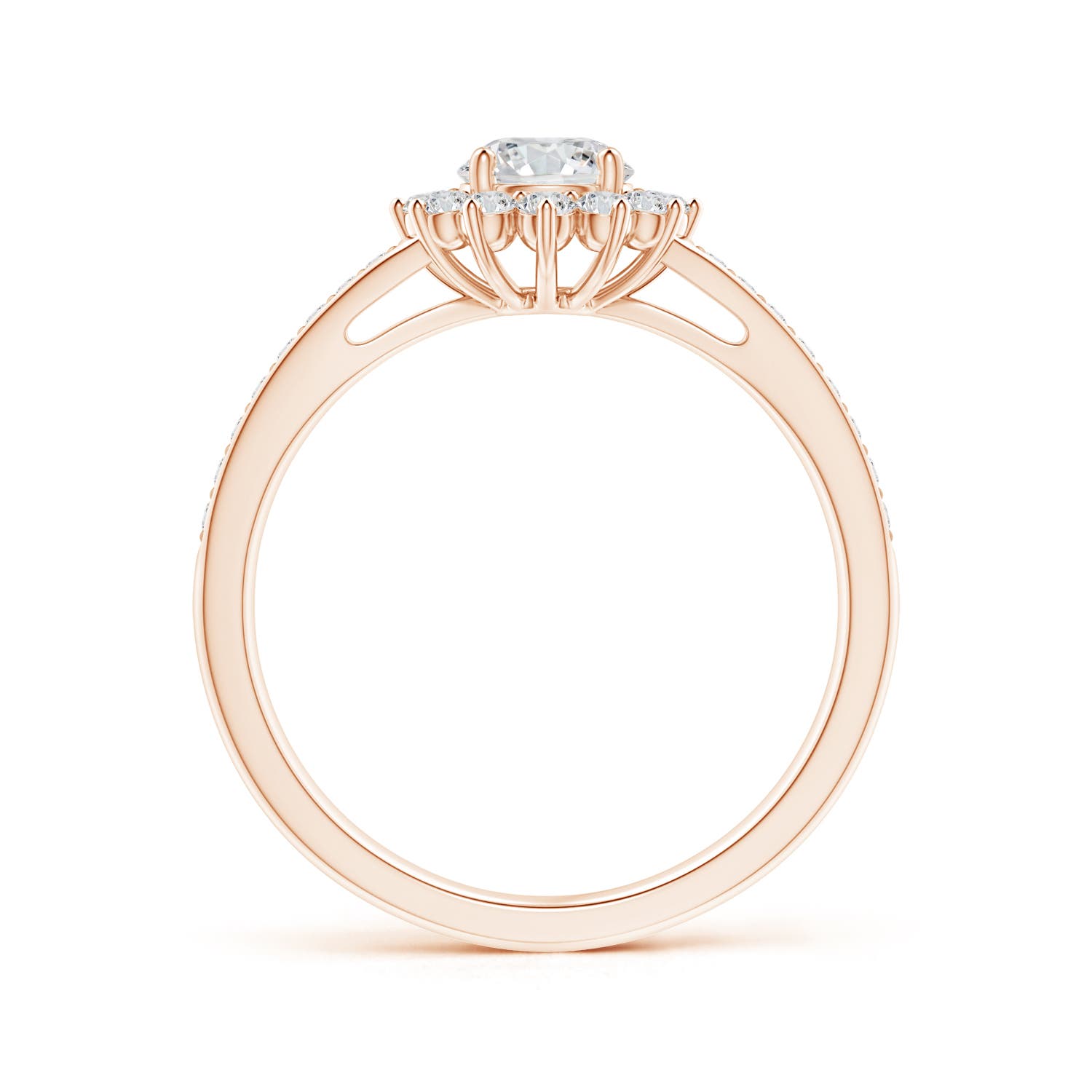 H, SI2 / 0.76 CT / 14 KT Rose Gold