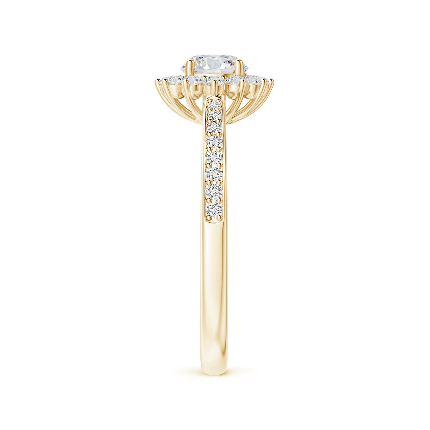 H, SI2 / 0.76 CT / 14 KT Yellow Gold