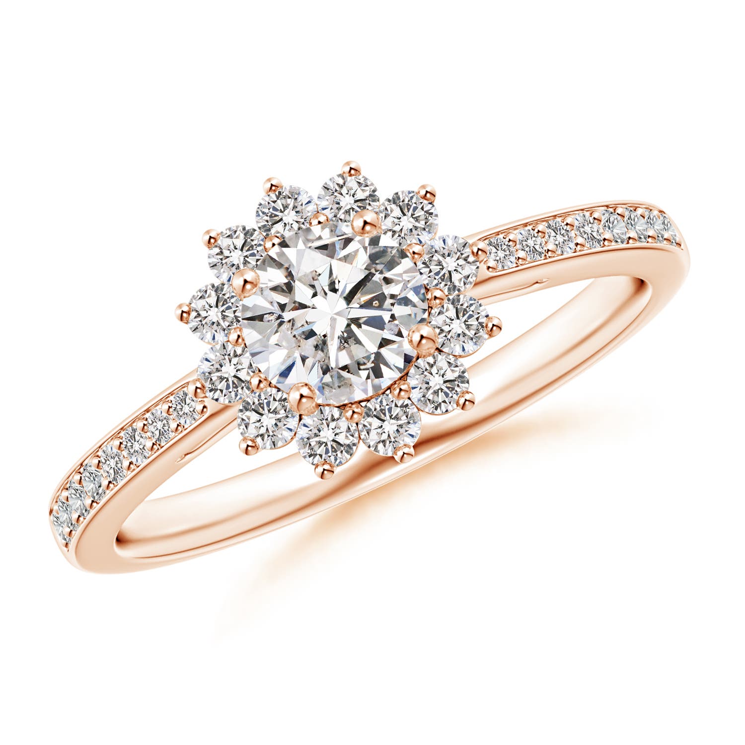 I-J, I1-I2 / 0.76 CT / 14 KT Rose Gold