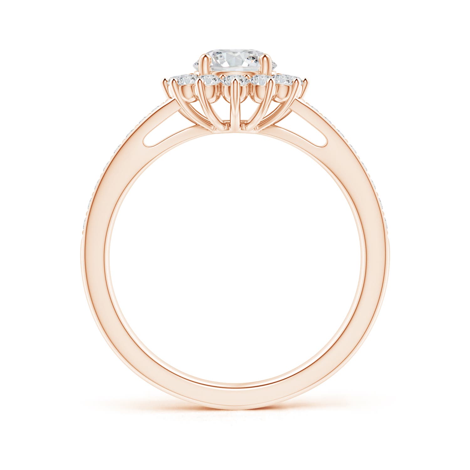 H, SI2 / 0.99 CT / 14 KT Rose Gold