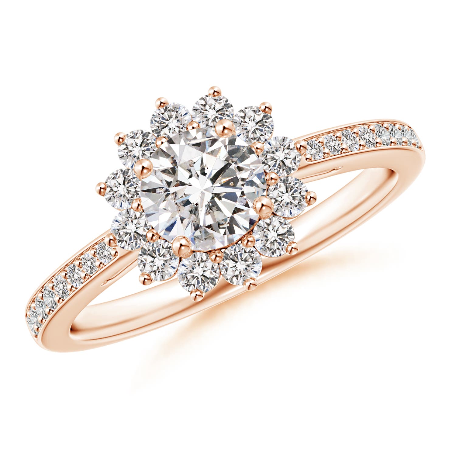 I-J, I1-I2 / 0.99 CT / 14 KT Rose Gold