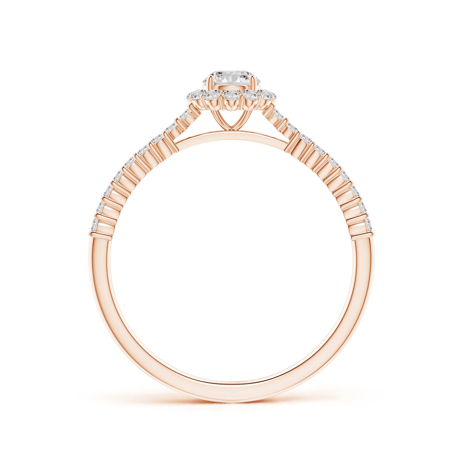 I-J, I1-I2 / 0.49 CT / 14 KT Rose Gold