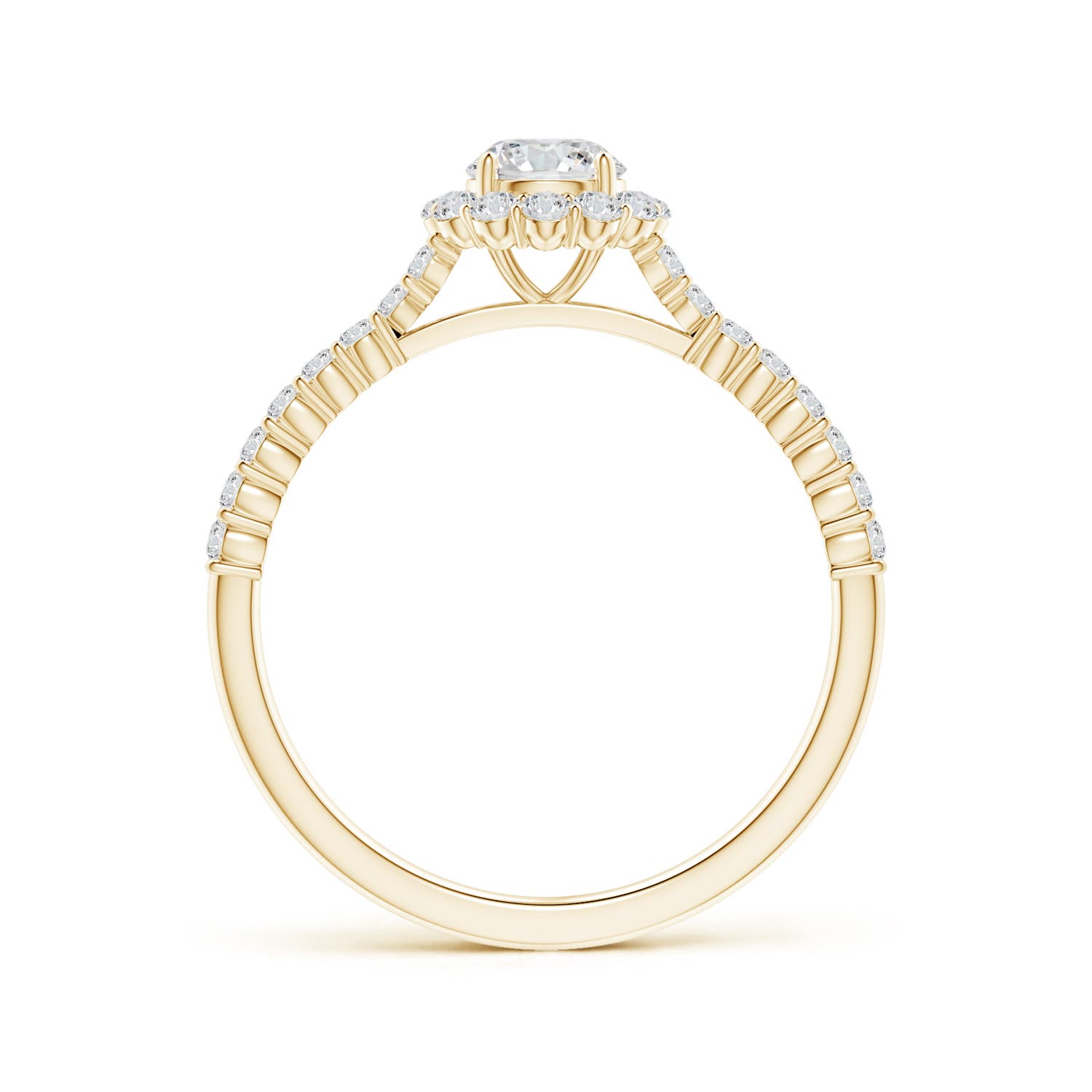 H, SI2 / 0.74 CT / 14 KT Yellow Gold