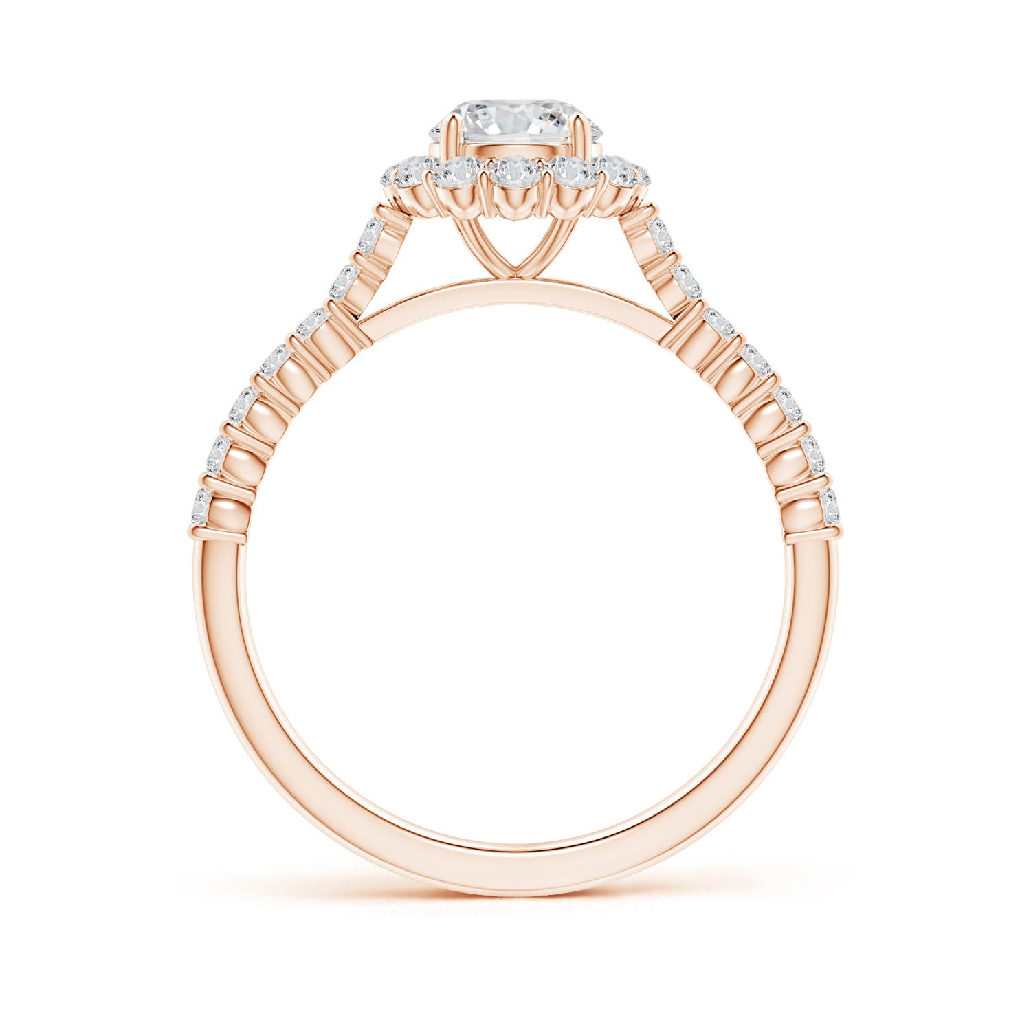 H, SI2 / 1.1 CT / 14 KT Rose Gold