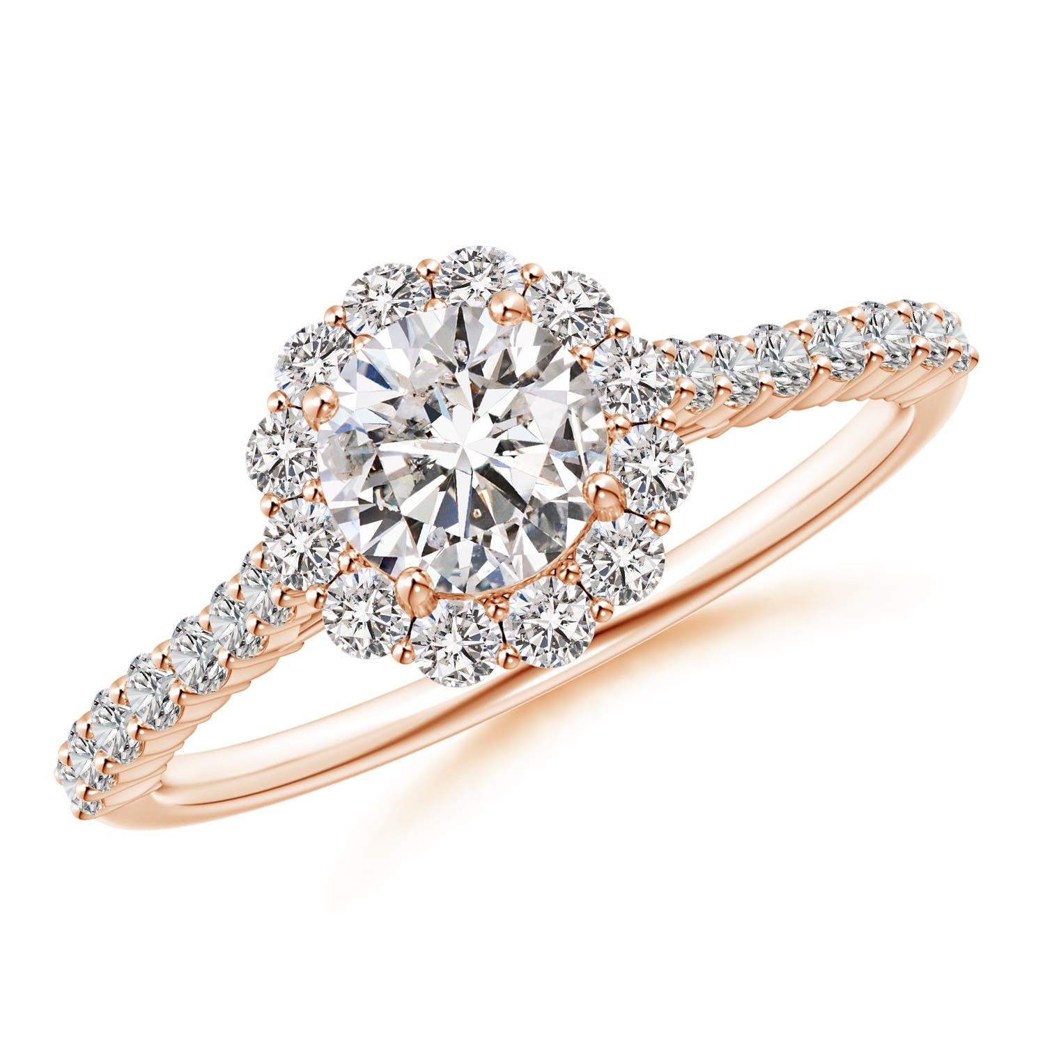 I-J, I1-I2 / 1.1 CT / 14 KT Rose Gold