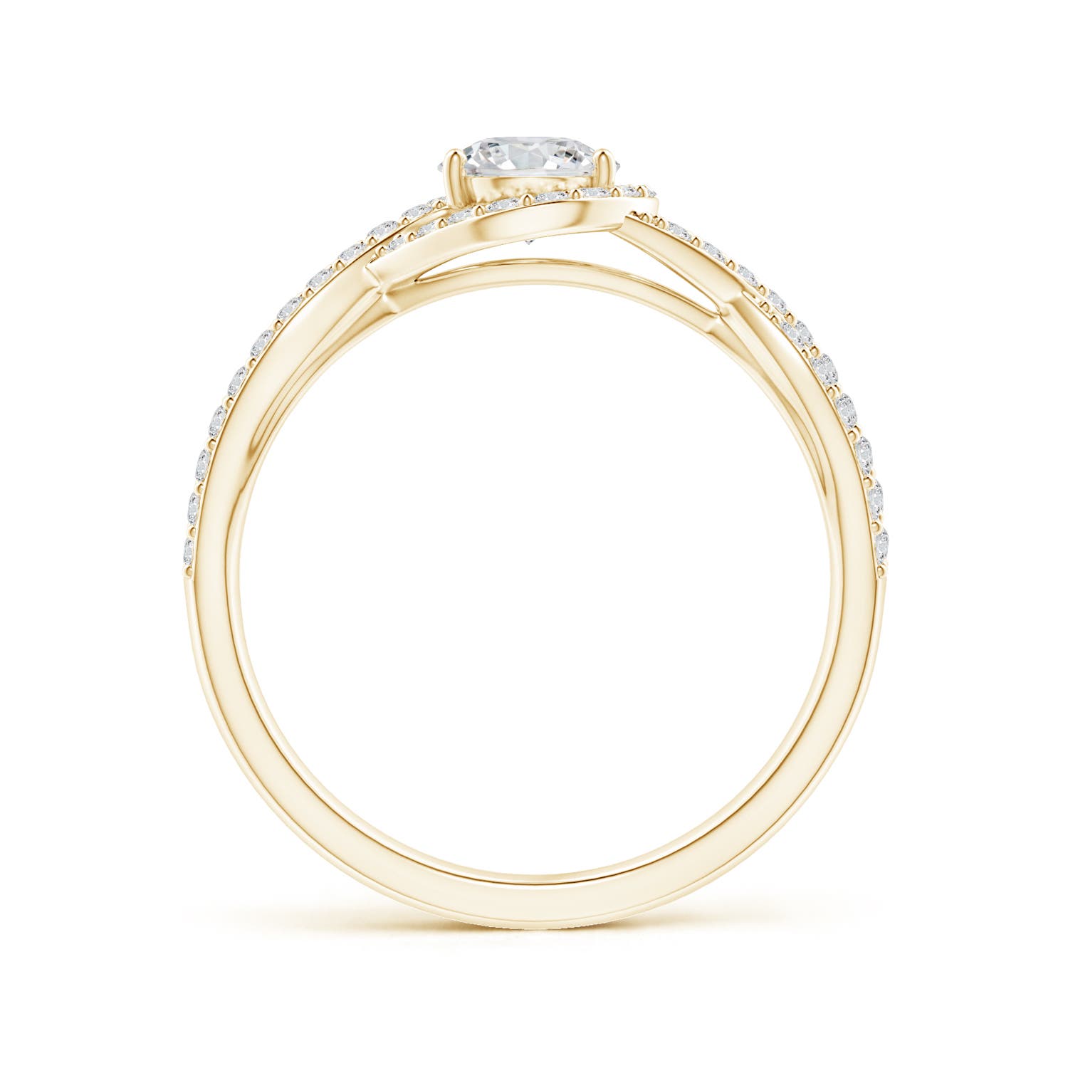 H, SI2 / 0.74 CT / 14 KT Yellow Gold