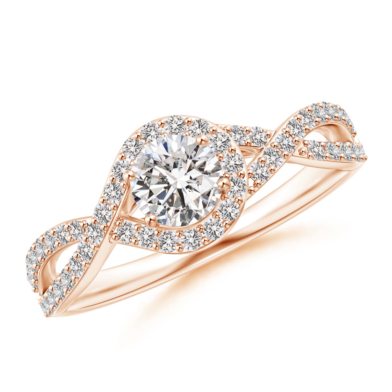 I-J, I1-I2 / 0.74 CT / 14 KT Rose Gold