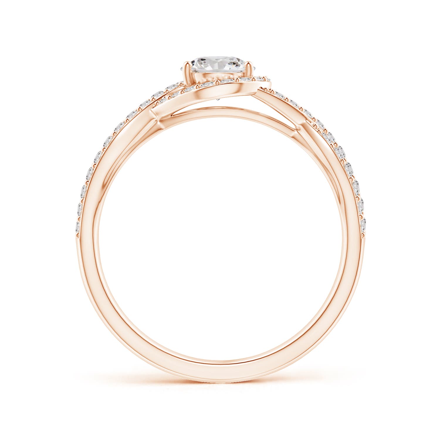 I-J, I1-I2 / 0.74 CT / 14 KT Rose Gold