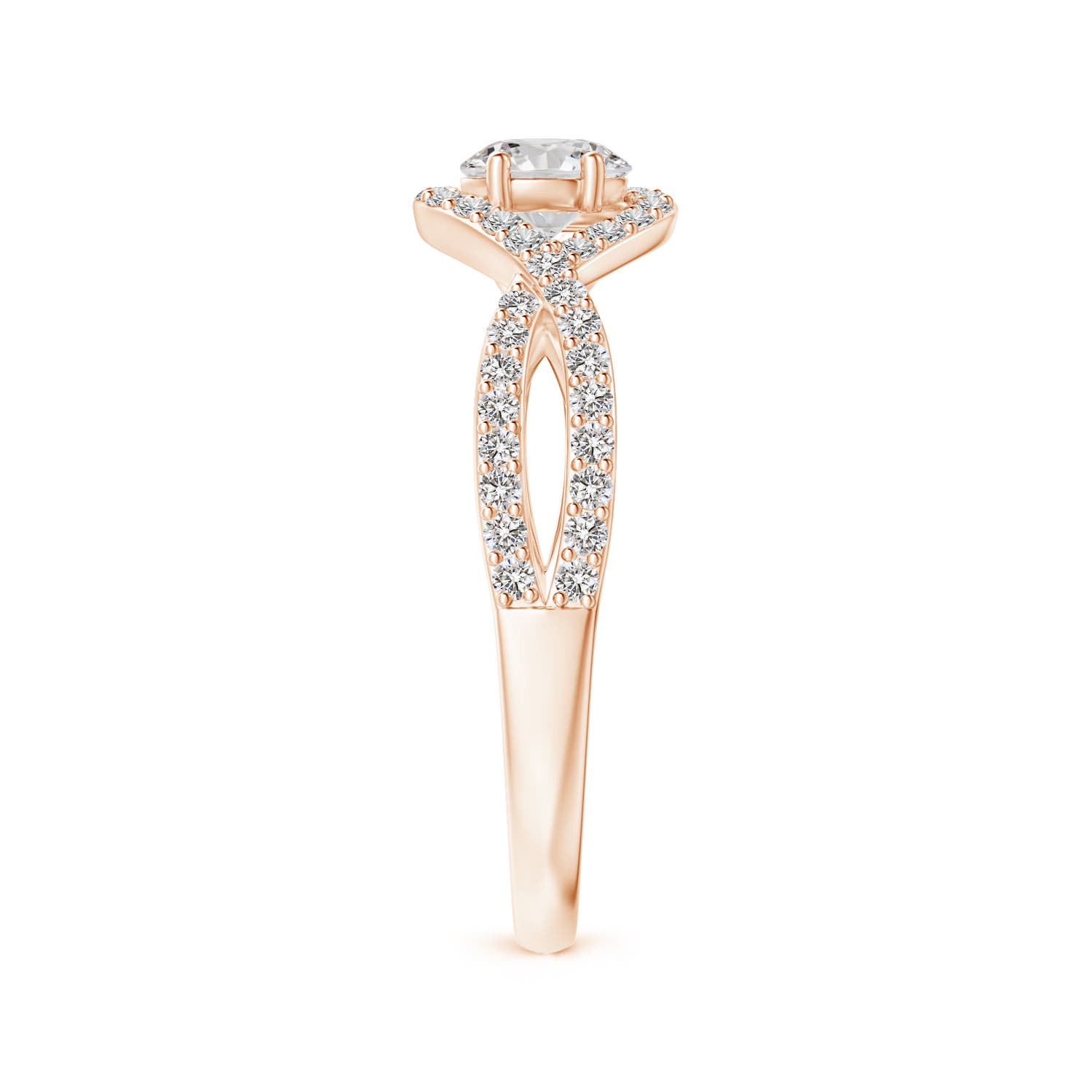 I-J, I1-I2 / 0.74 CT / 14 KT Rose Gold