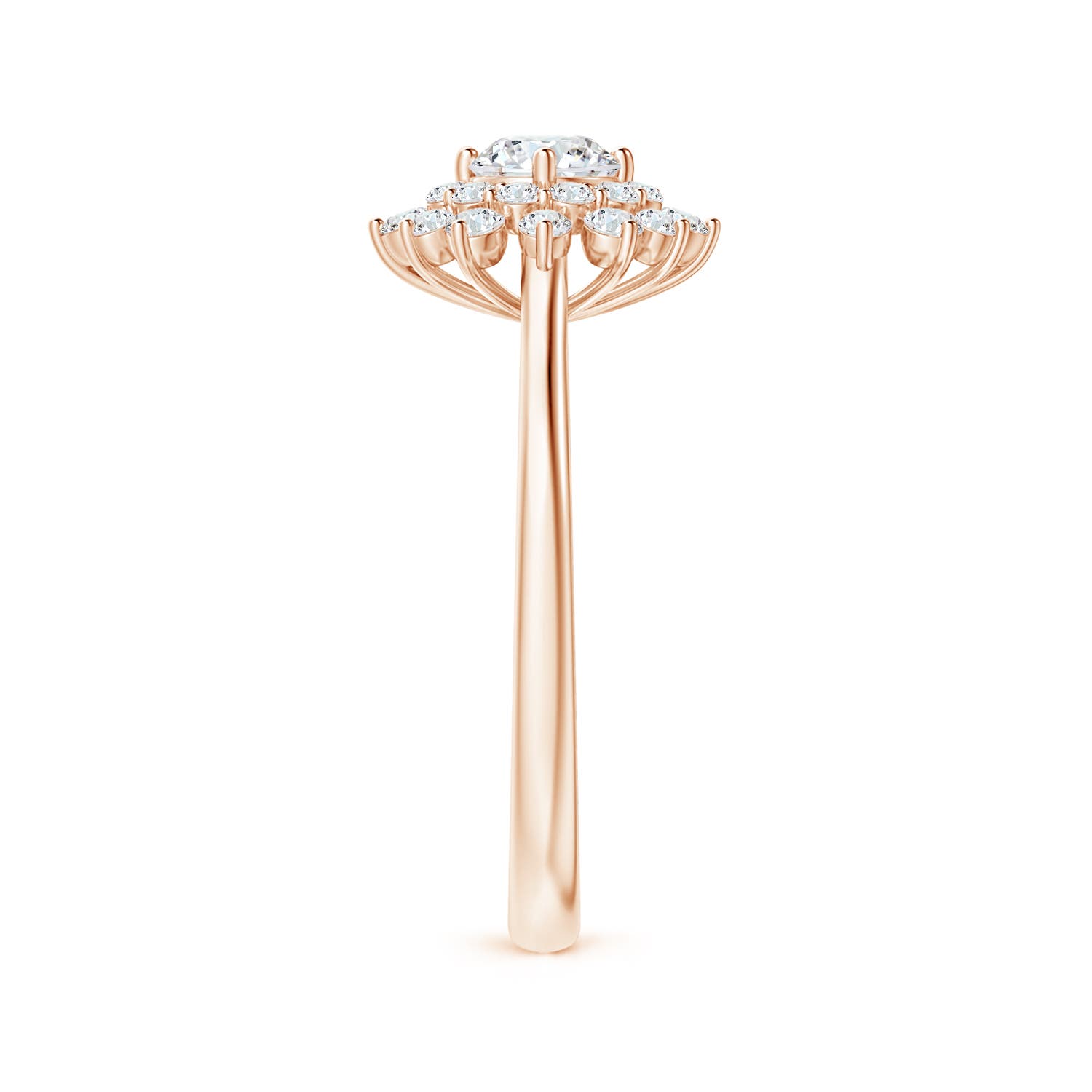 F-G, VS / 0.76 CT / 14 KT Rose Gold