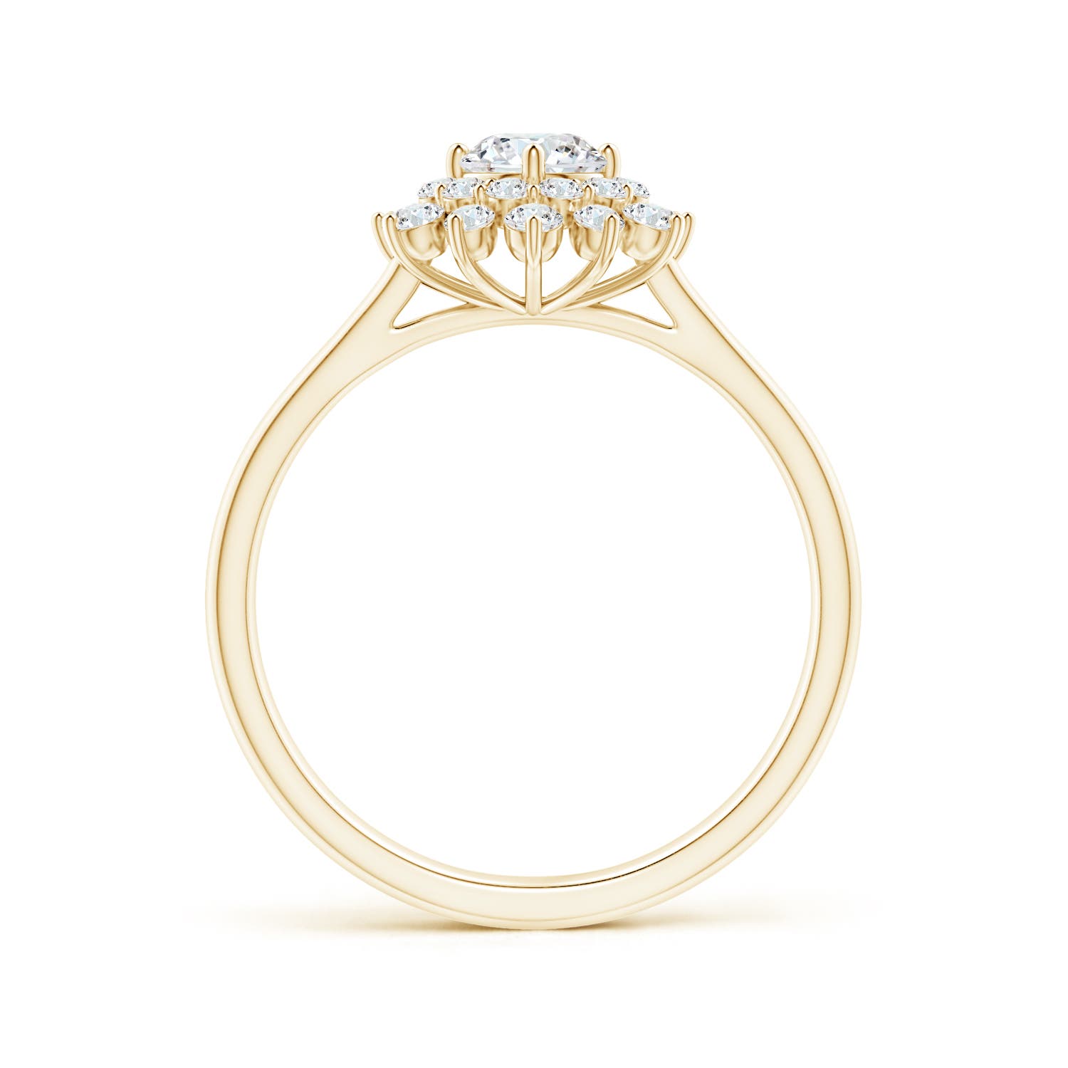 F-G, VS / 0.76 CT / 14 KT Yellow Gold