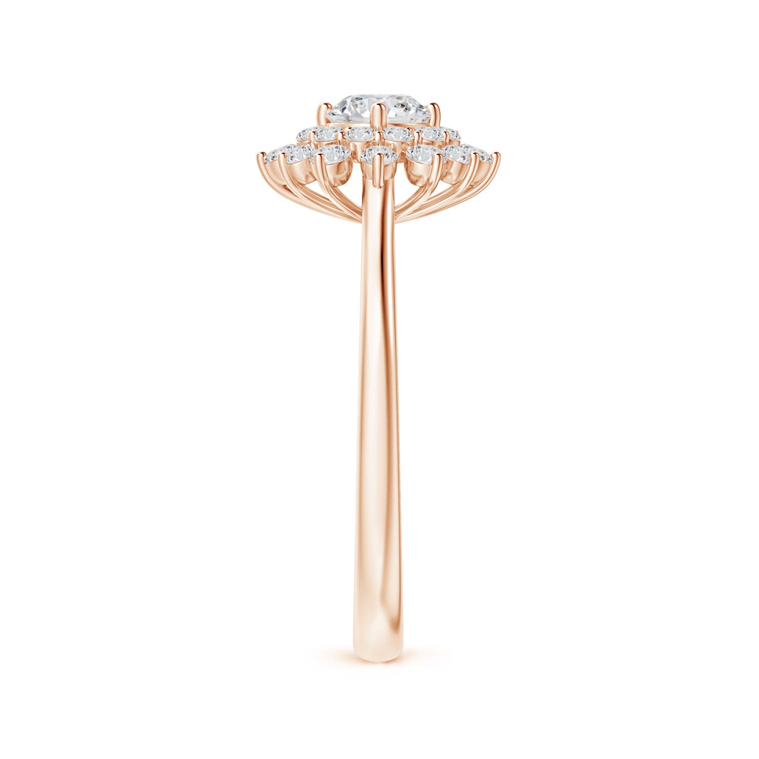 H, SI2 / 0.76 CT / 14 KT Rose Gold