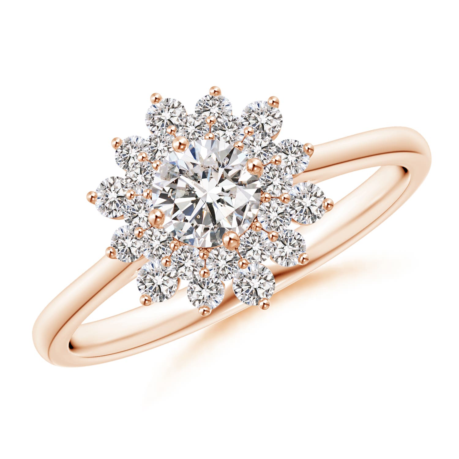 I-J, I1-I2 / 0.76 CT / 14 KT Rose Gold