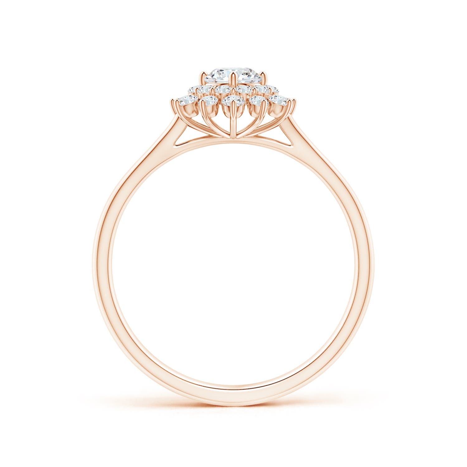 F-G, VS / 0.49 CT / 14 KT Rose Gold