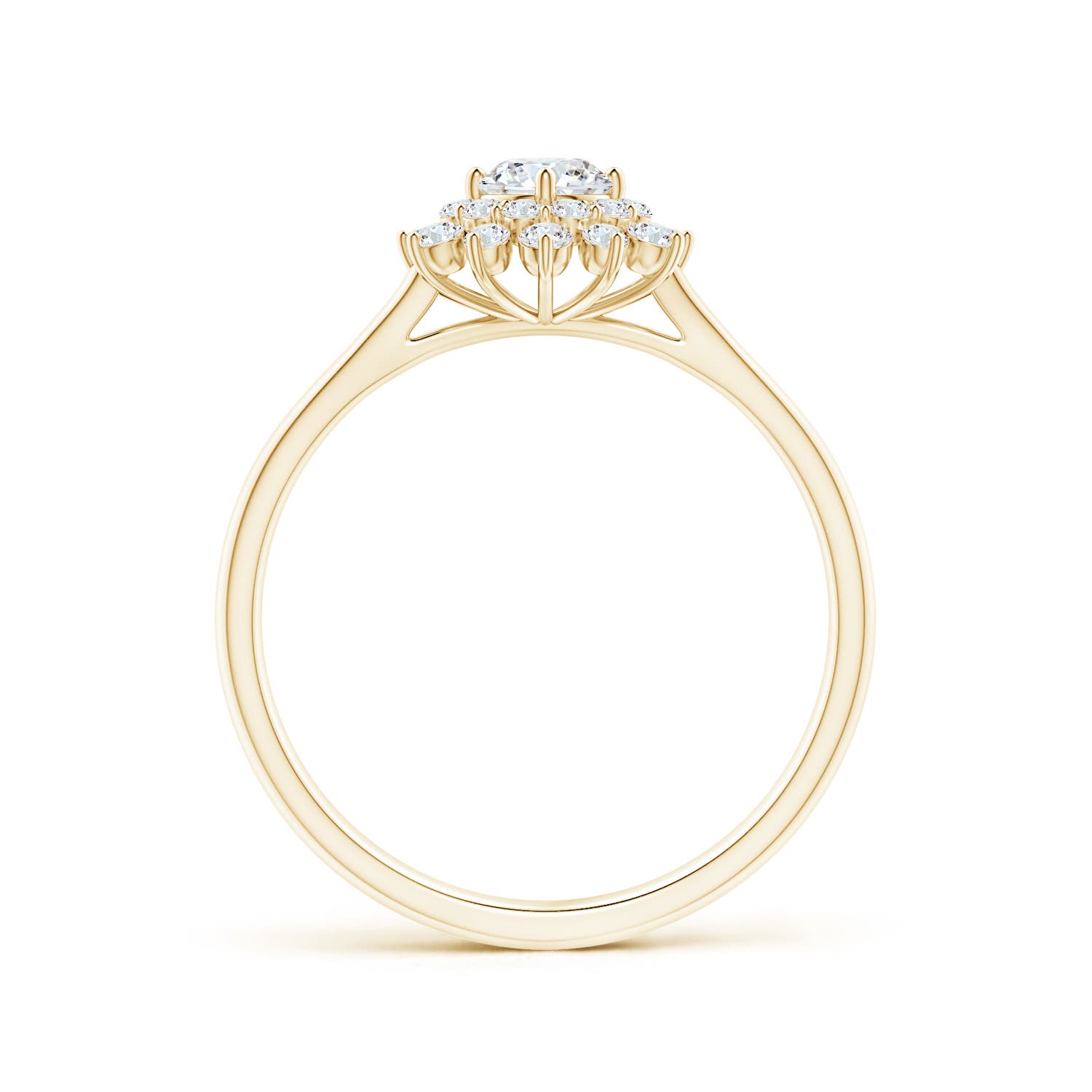 F-G, VS / 0.49 CT / 14 KT Yellow Gold