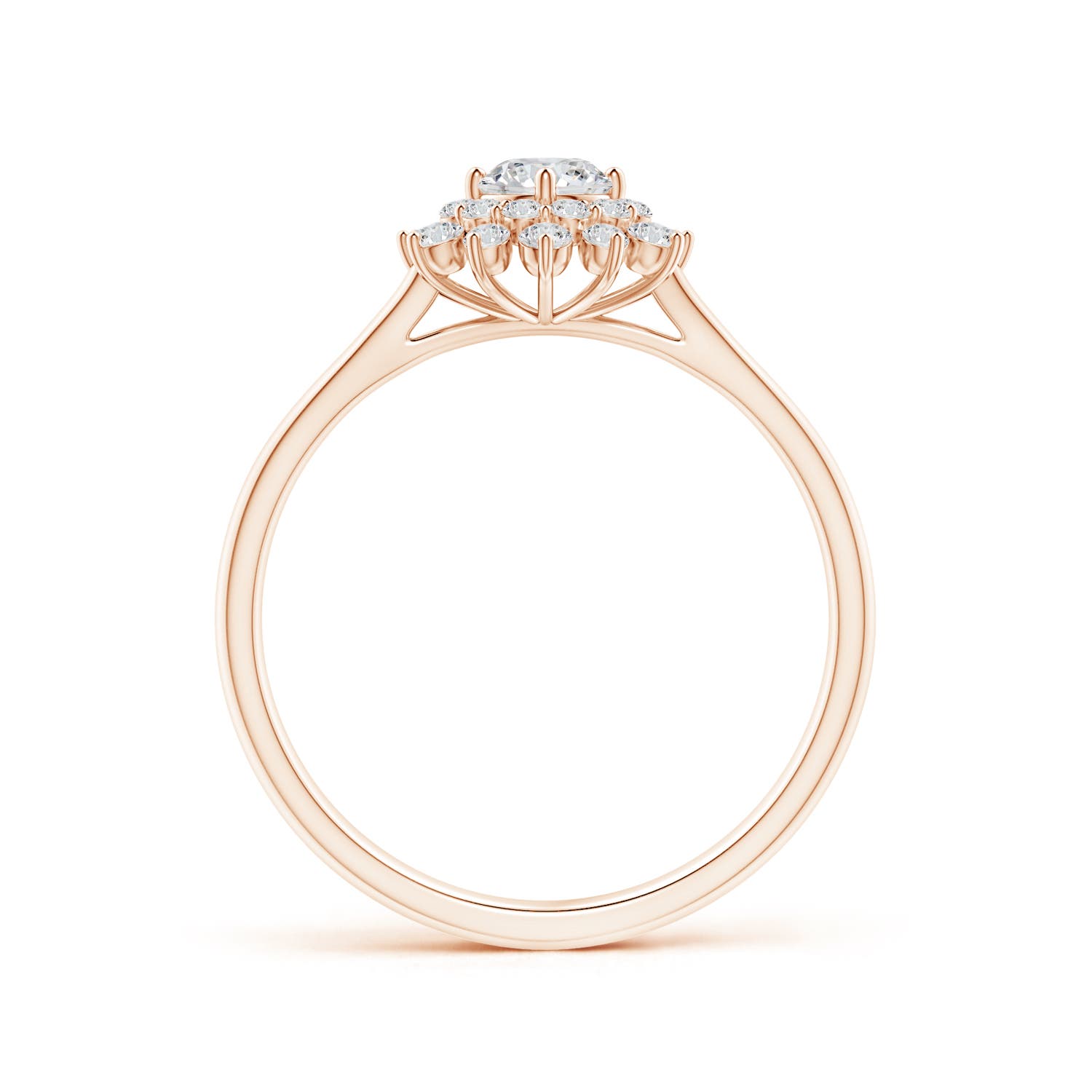 H, SI2 / 0.49 CT / 14 KT Rose Gold