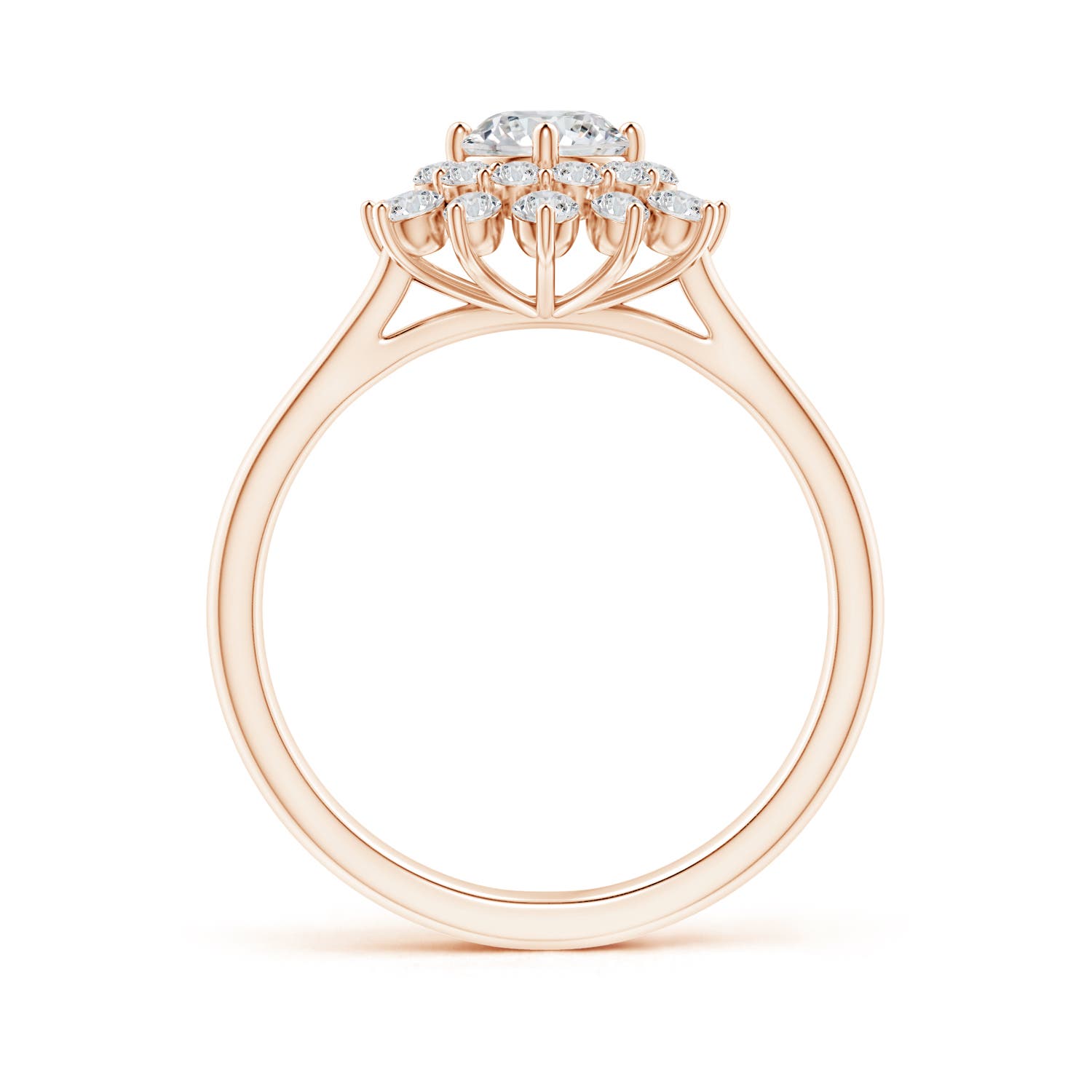 H, SI2 / 1.03 CT / 14 KT Rose Gold