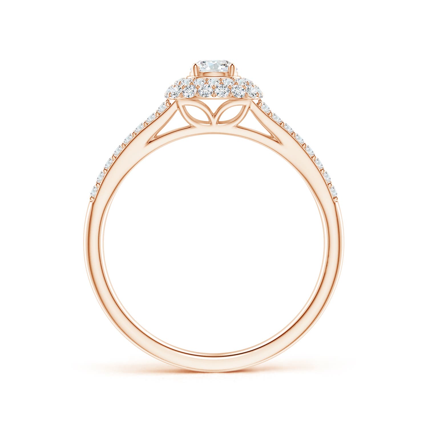 G, VS2 / 0.5 CT / 14 KT Rose Gold