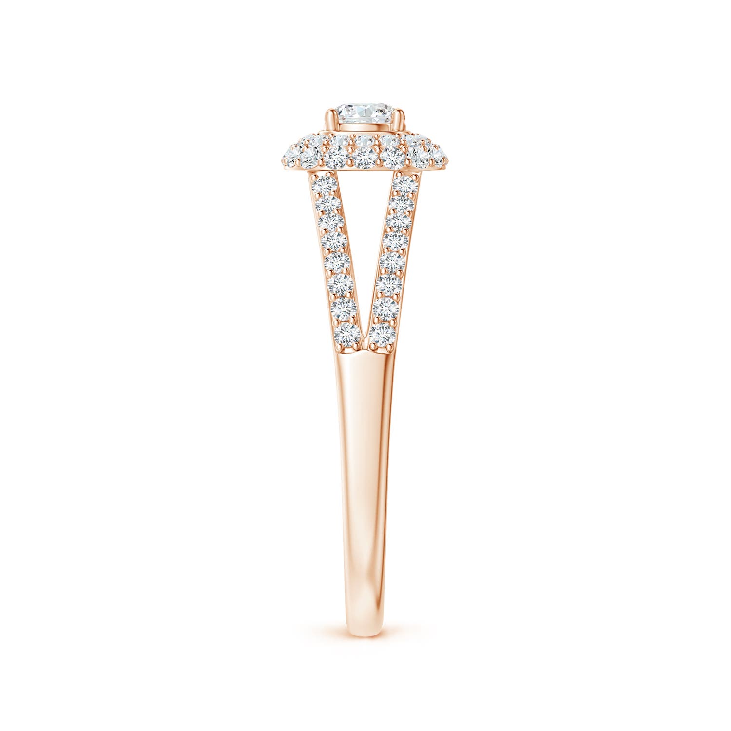 G, VS2 / 0.5 CT / 14 KT Rose Gold