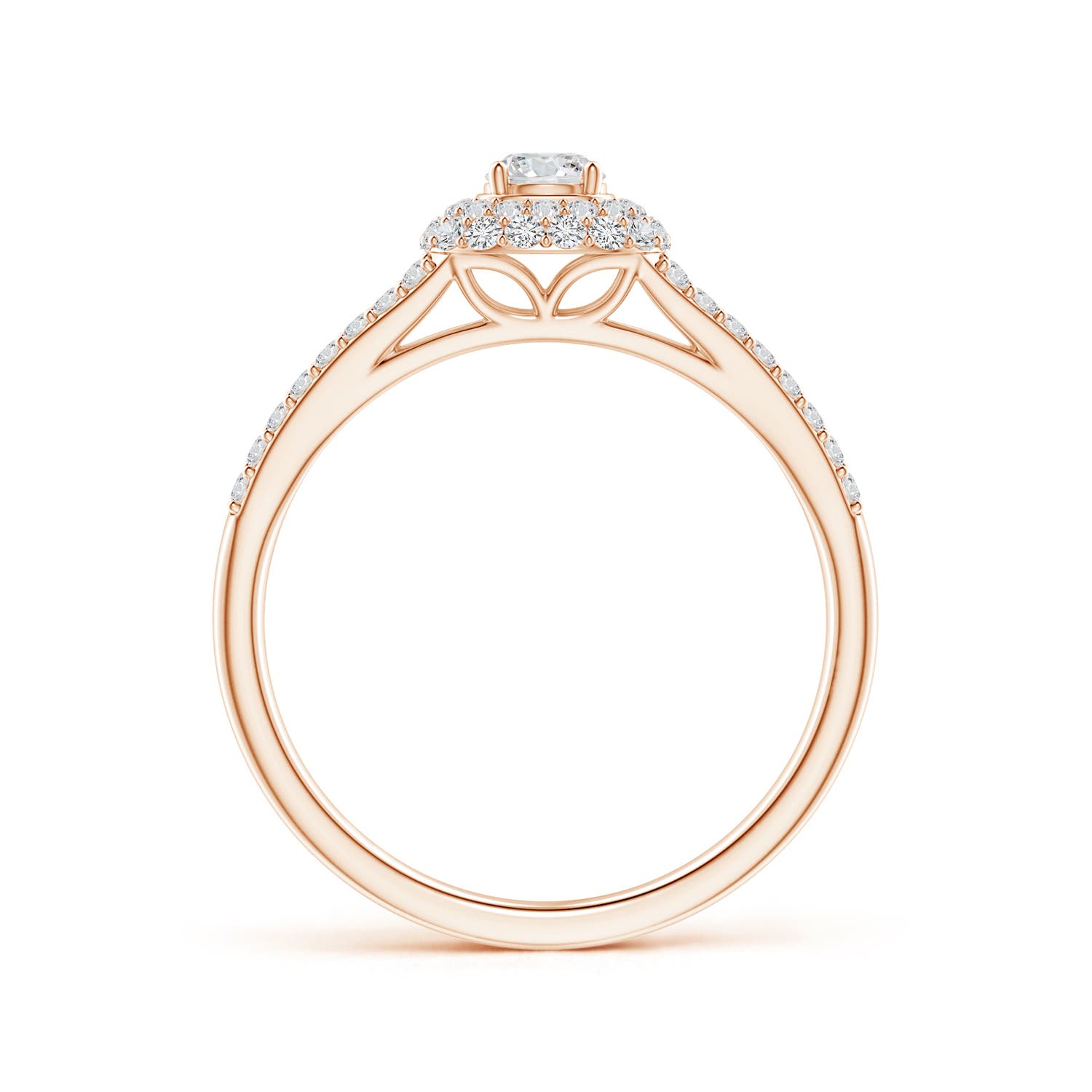 H, SI2 / 0.5 CT / 14 KT Rose Gold