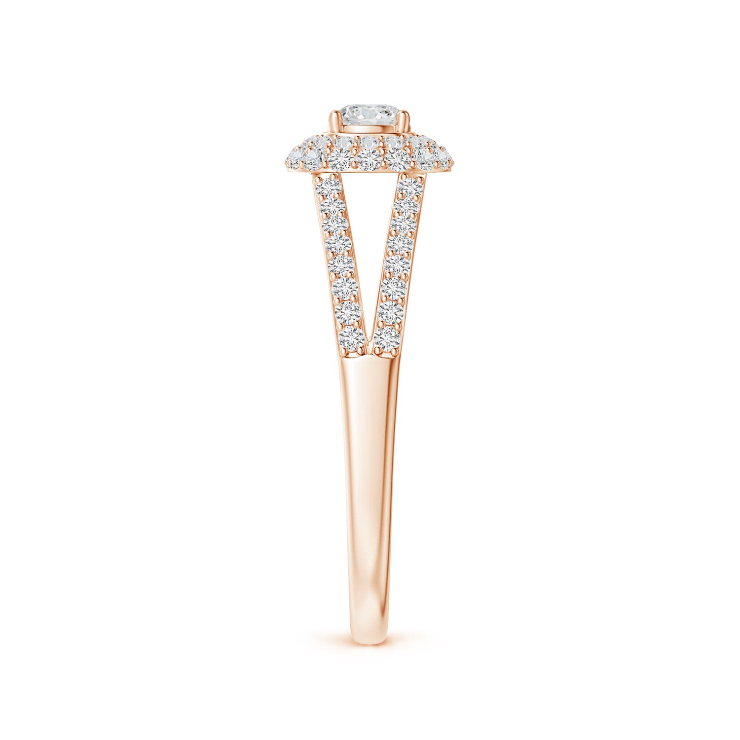 H, SI2 / 0.5 CT / 14 KT Rose Gold