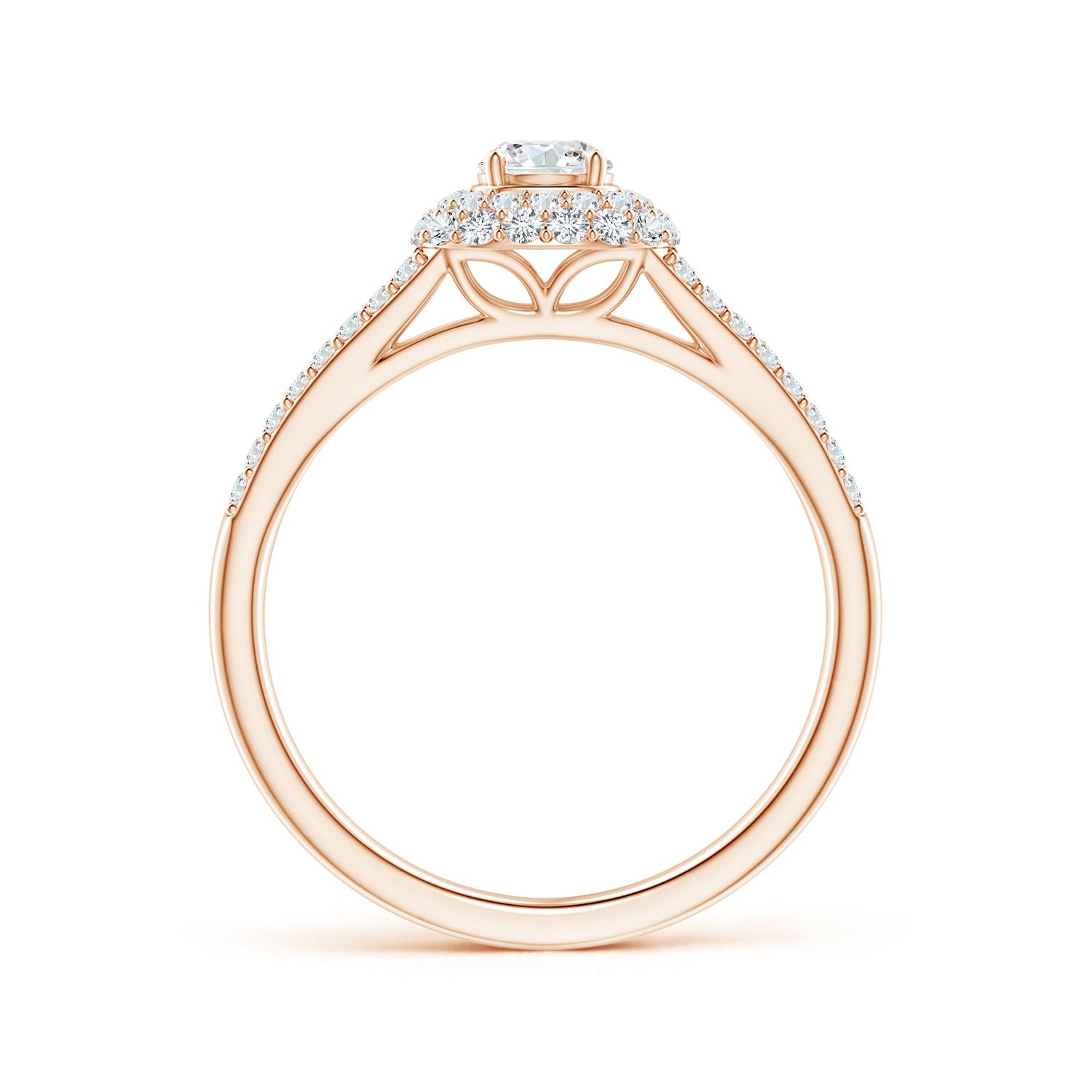 G, VS2 / 0.77 CT / 14 KT Rose Gold