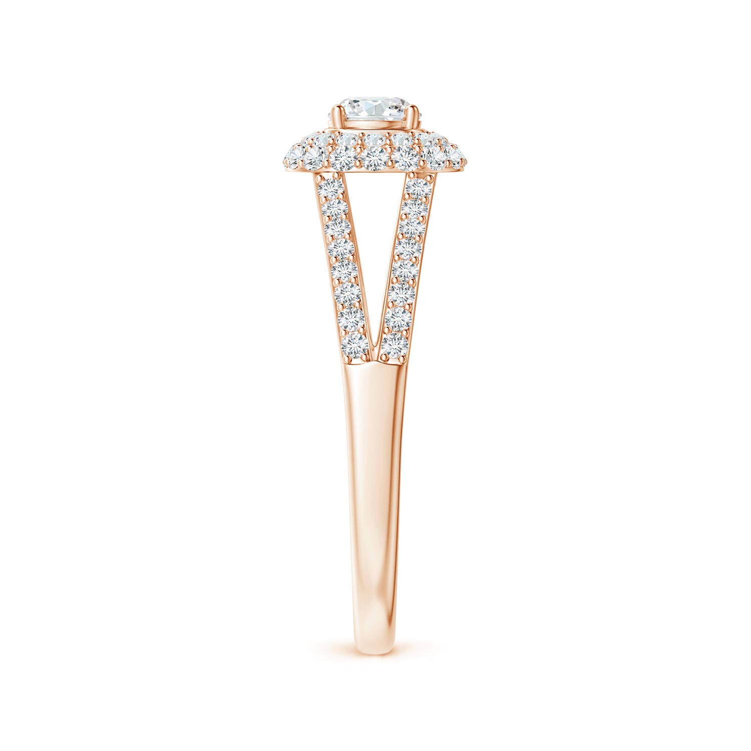 G, VS2 / 0.77 CT / 14 KT Rose Gold