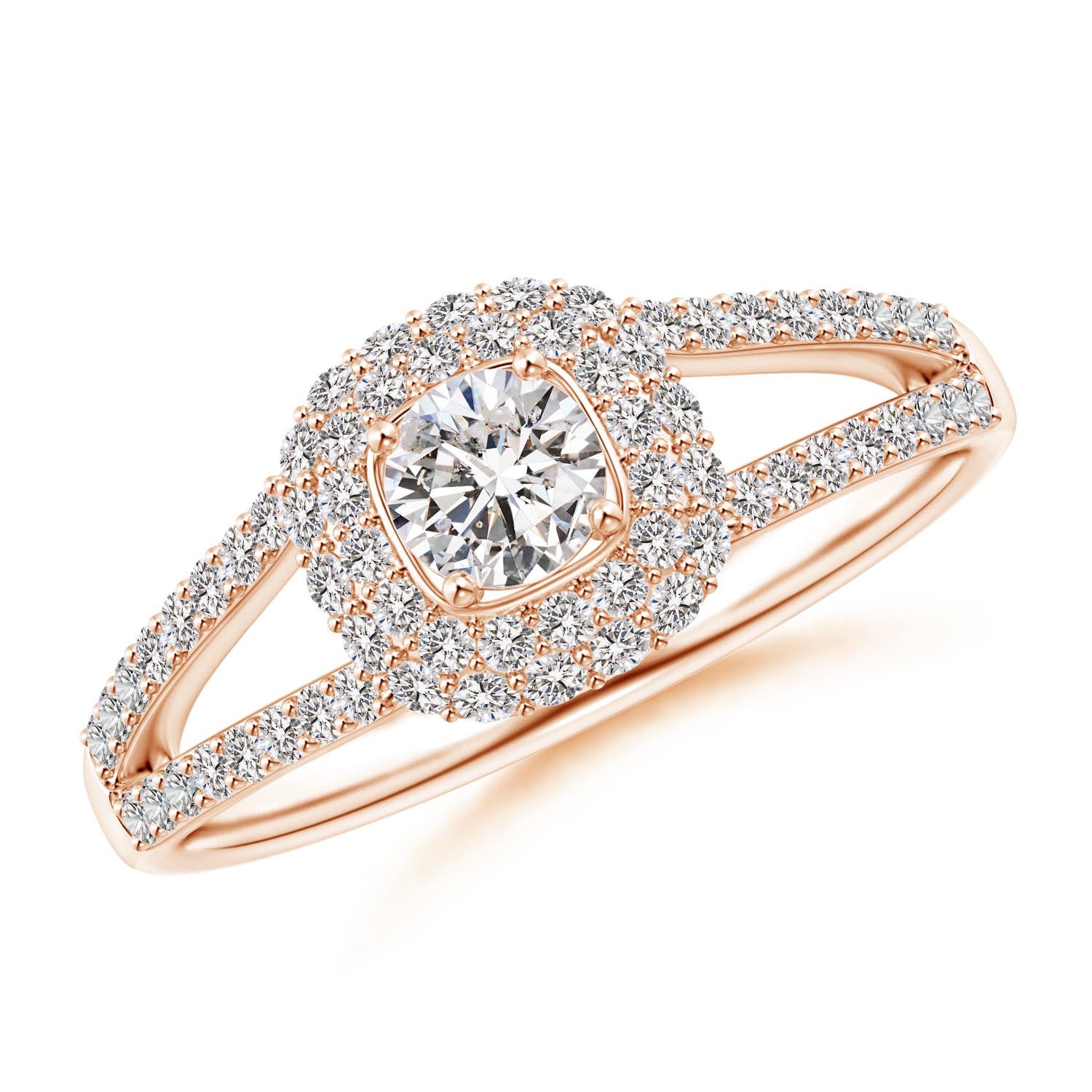 I-J, I1-I2 / 0.77 CT / 14 KT Rose Gold