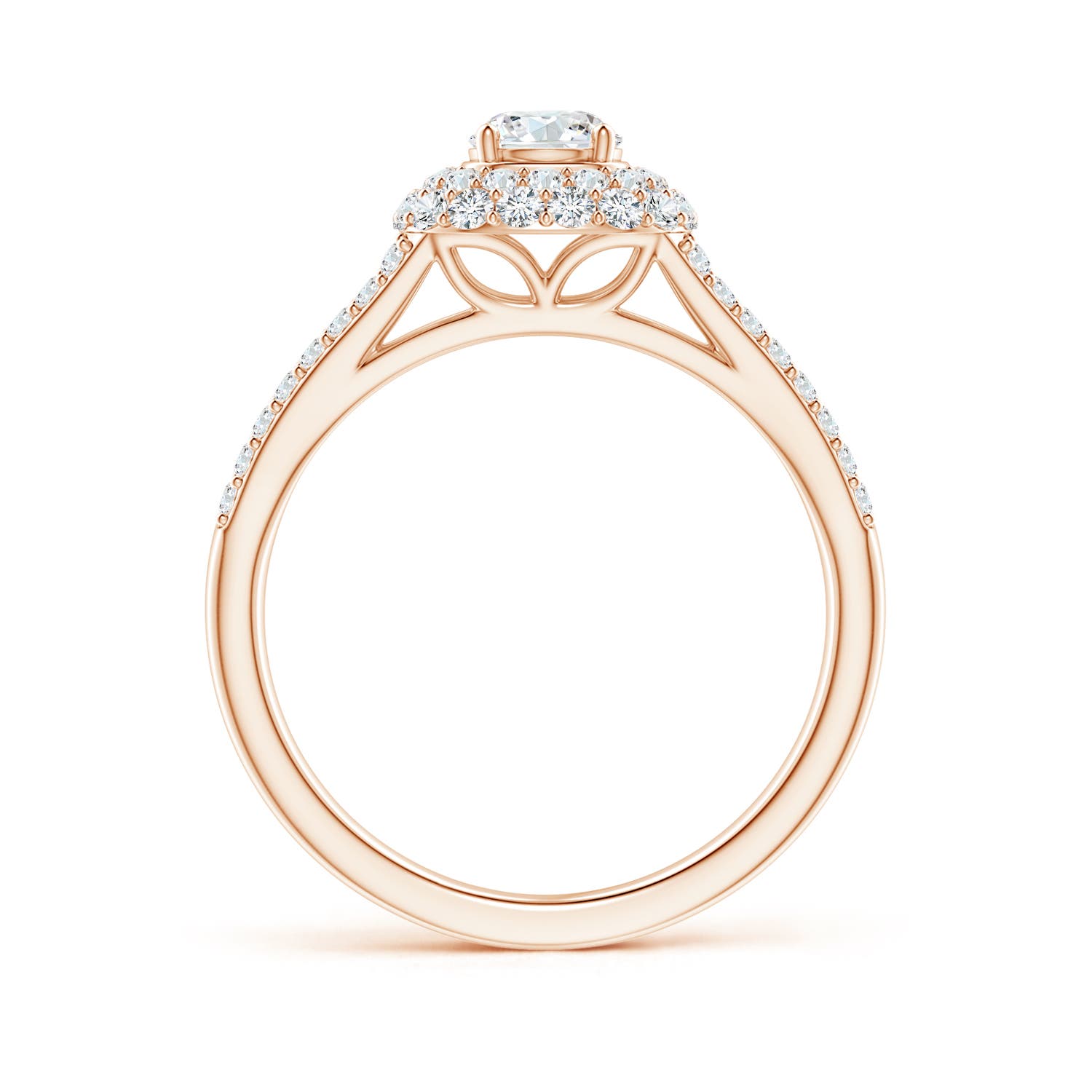 G, VS2 / 0.99 CT / 14 KT Rose Gold