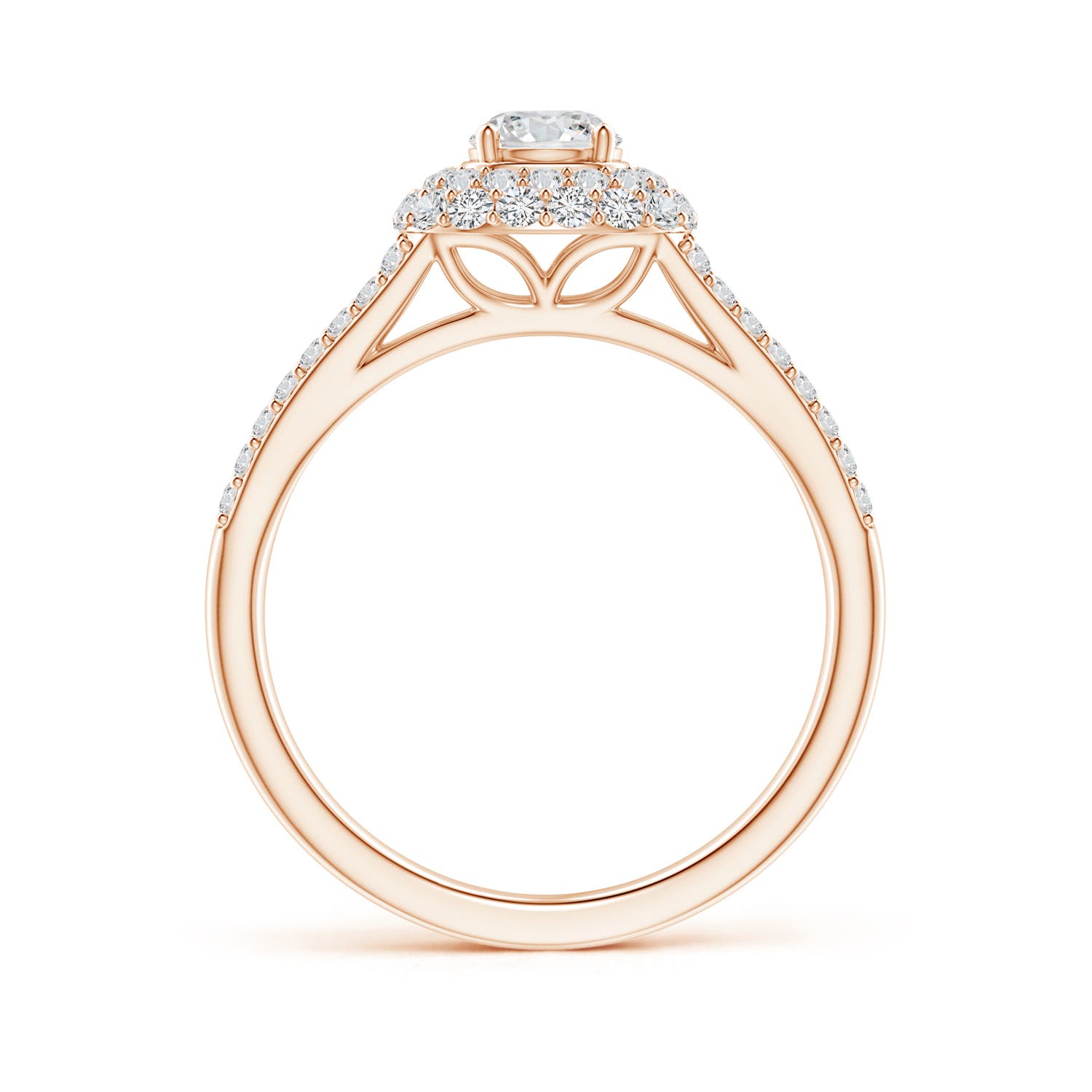 H, SI2 / 0.99 CT / 14 KT Rose Gold