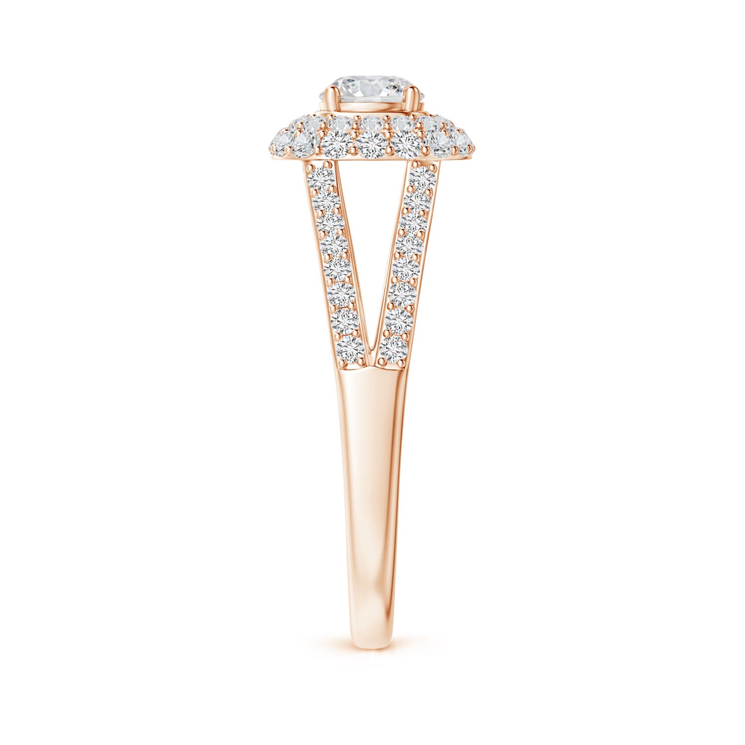 H, SI2 / 0.99 CT / 14 KT Rose Gold