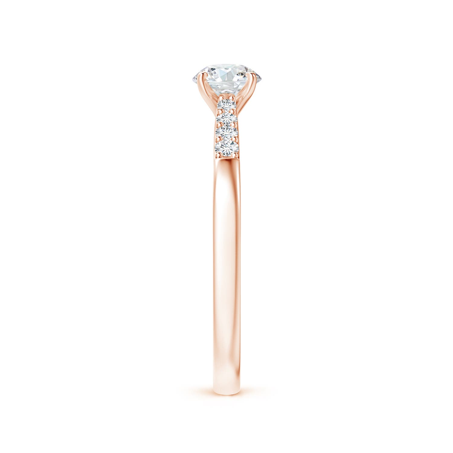 F-G, VS / 0.52 CT / 14 KT Rose Gold