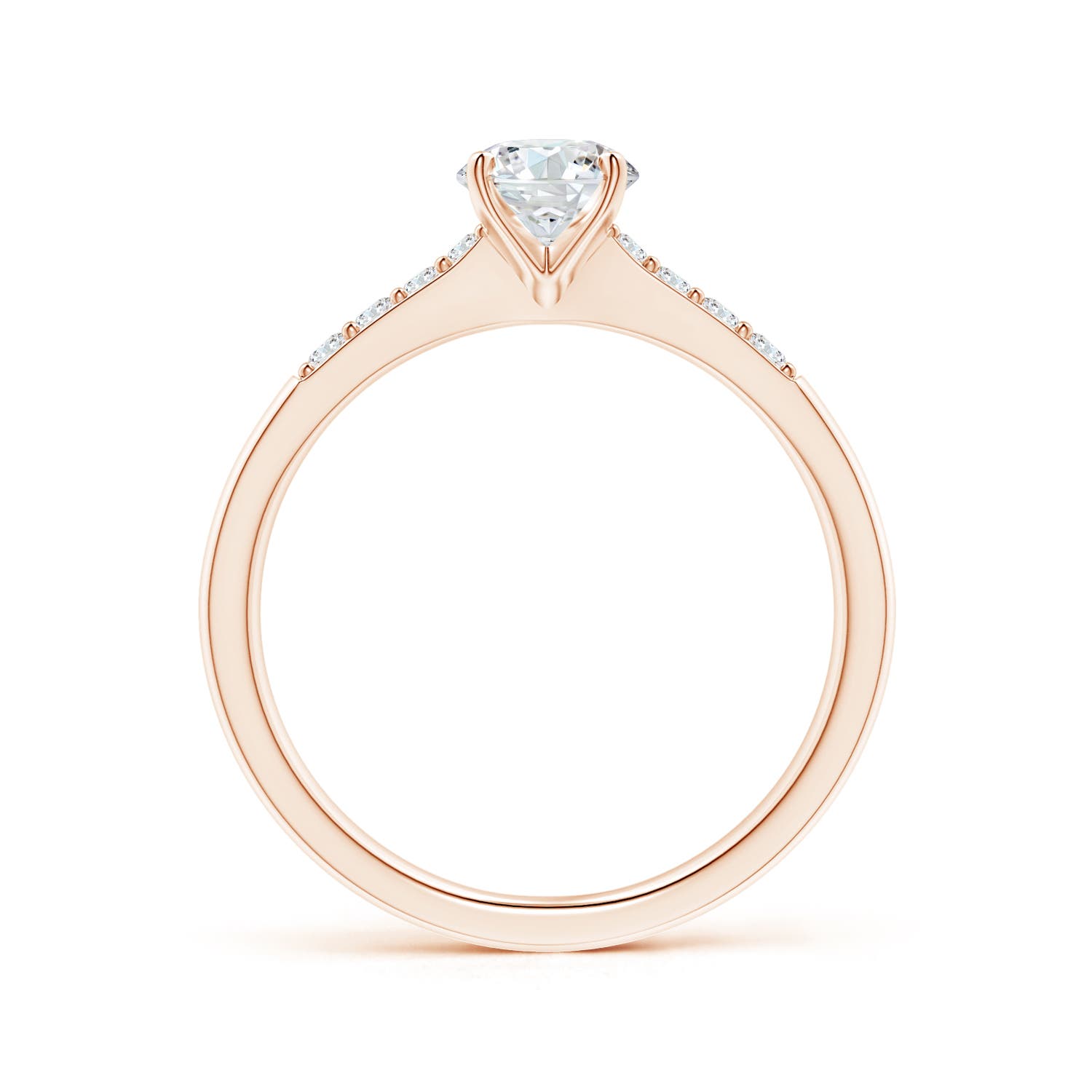 F-G, VS / 0.78 CT / 14 KT Rose Gold