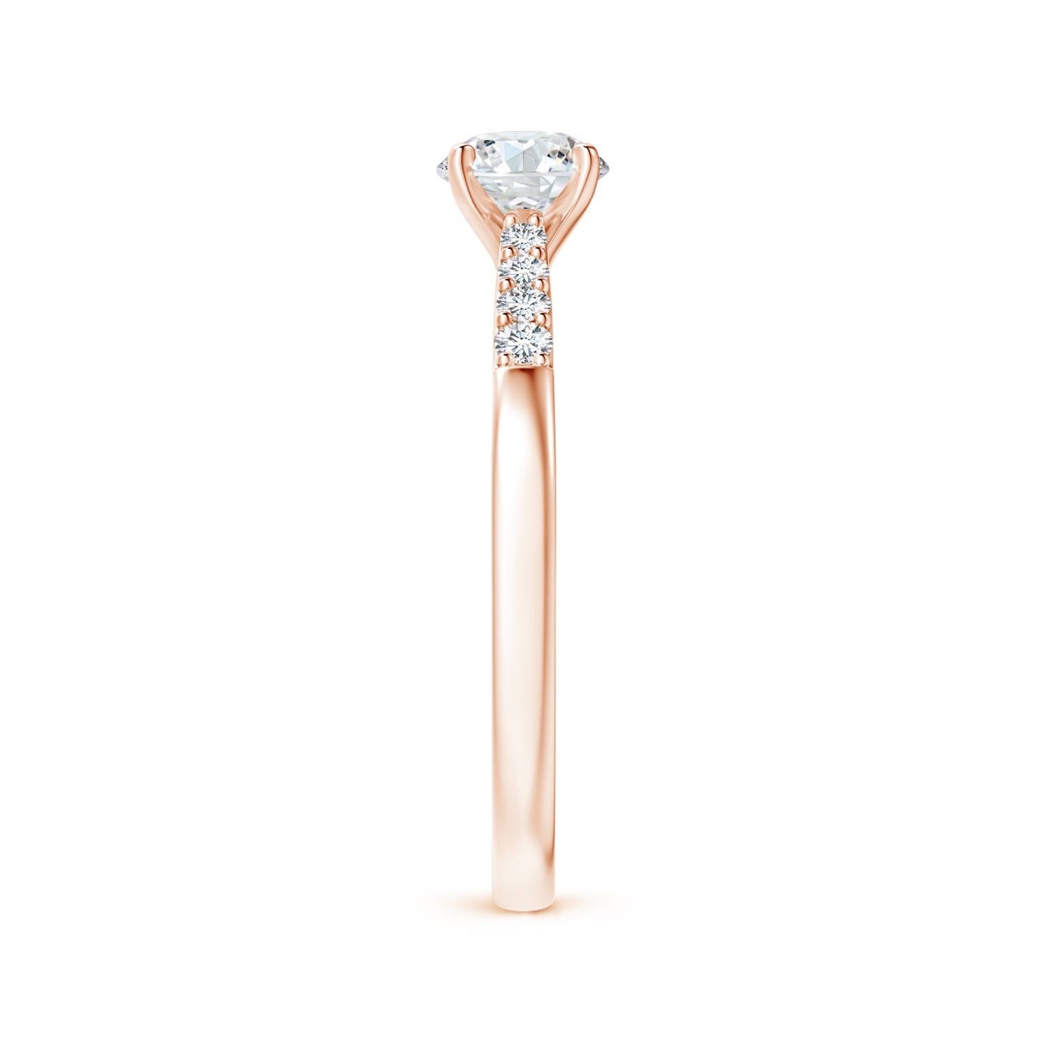 F-G, VS / 0.78 CT / 14 KT Rose Gold