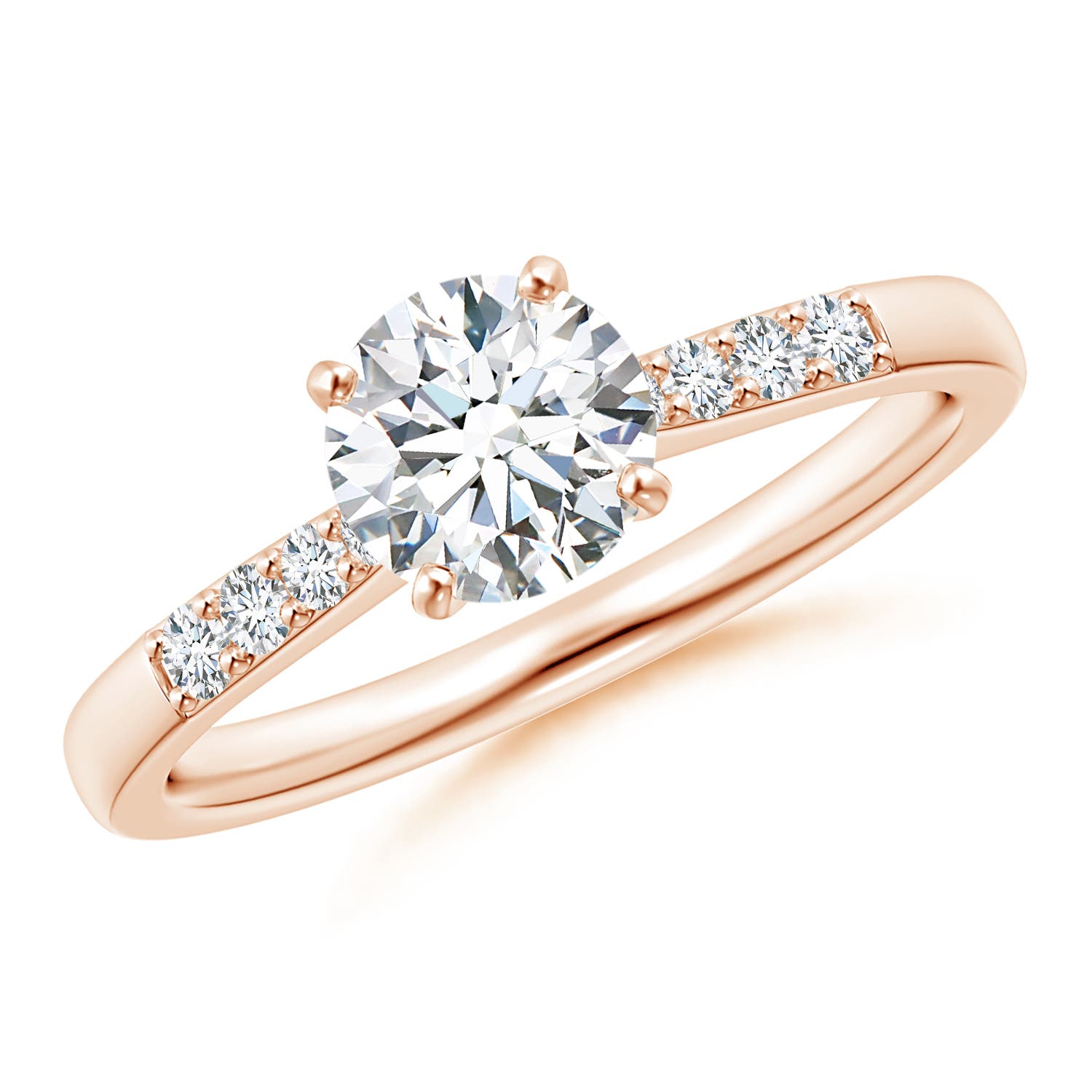 F-G, VS / 1.03 CT / 14 KT Rose Gold