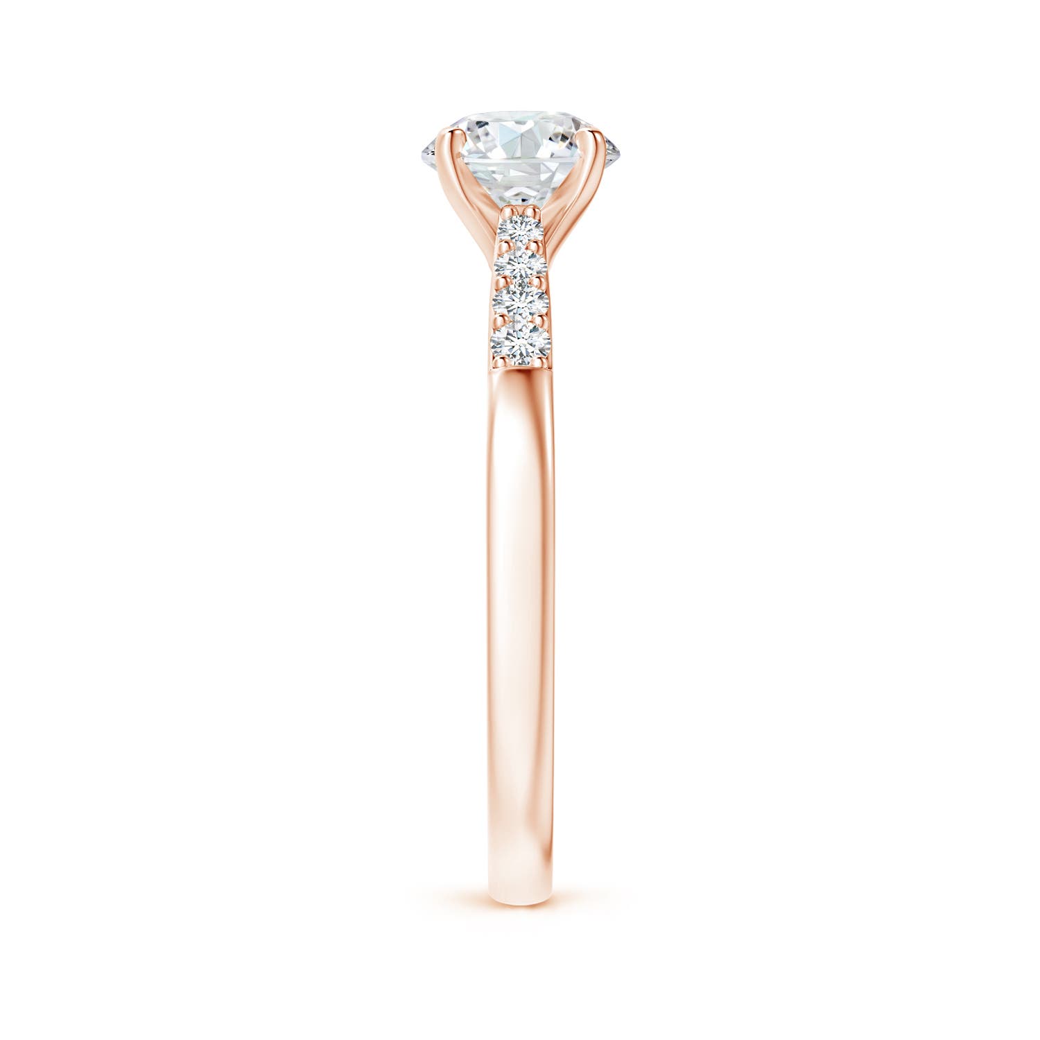 F-G, VS / 1.03 CT / 14 KT Rose Gold