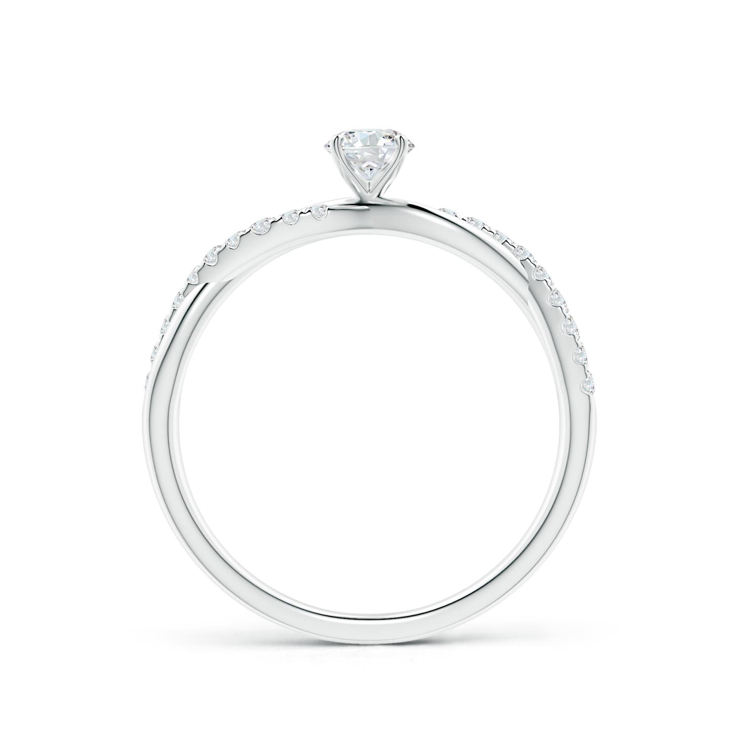 F-G, VS / 0.32 CT / 14 KT White Gold