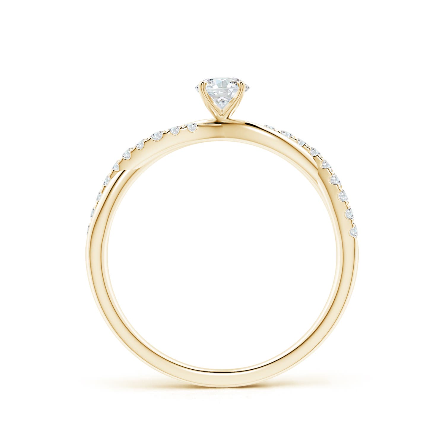 F-G, VS / 0.32 CT / 14 KT Yellow Gold