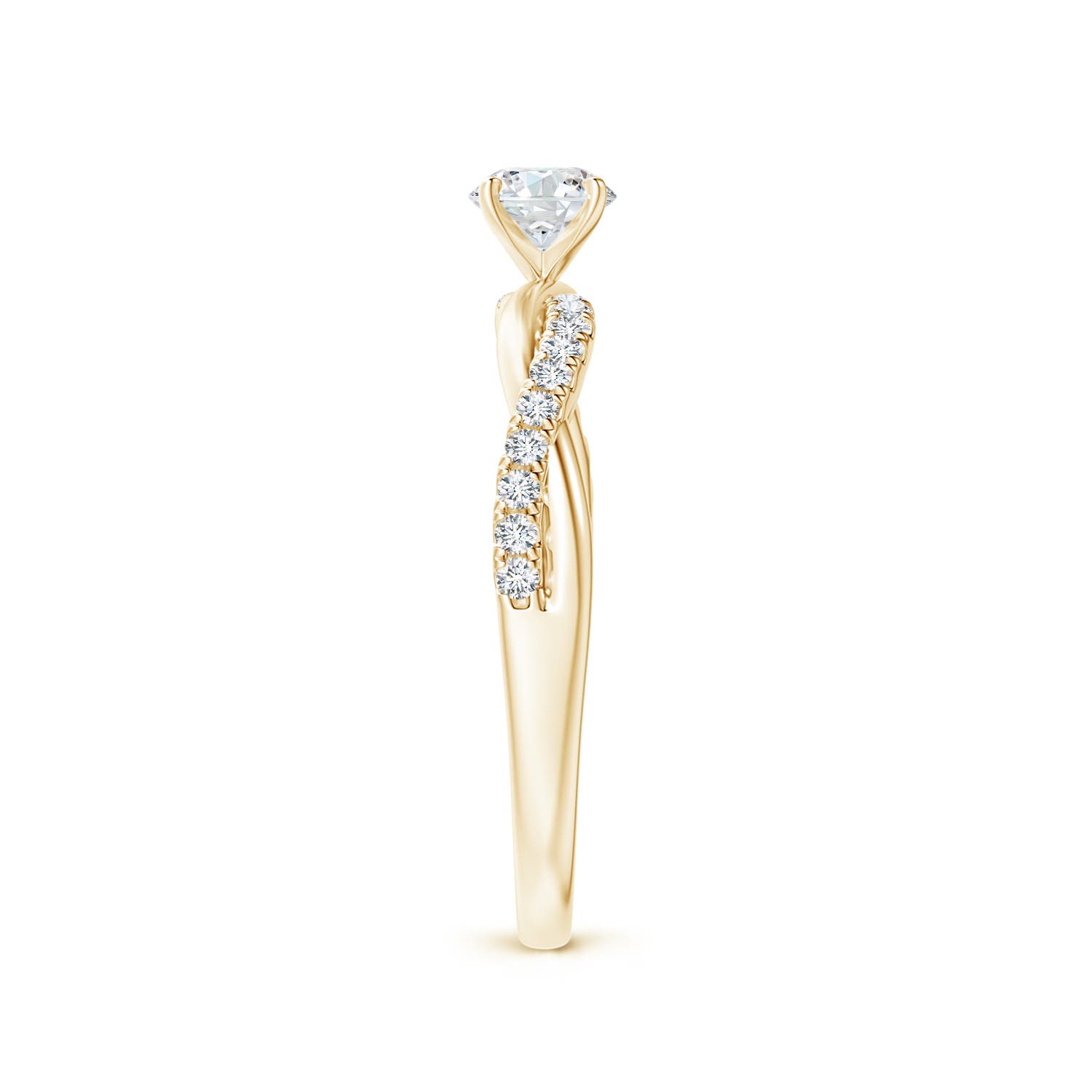 F-G, VS / 0.51 CT / 14 KT Yellow Gold